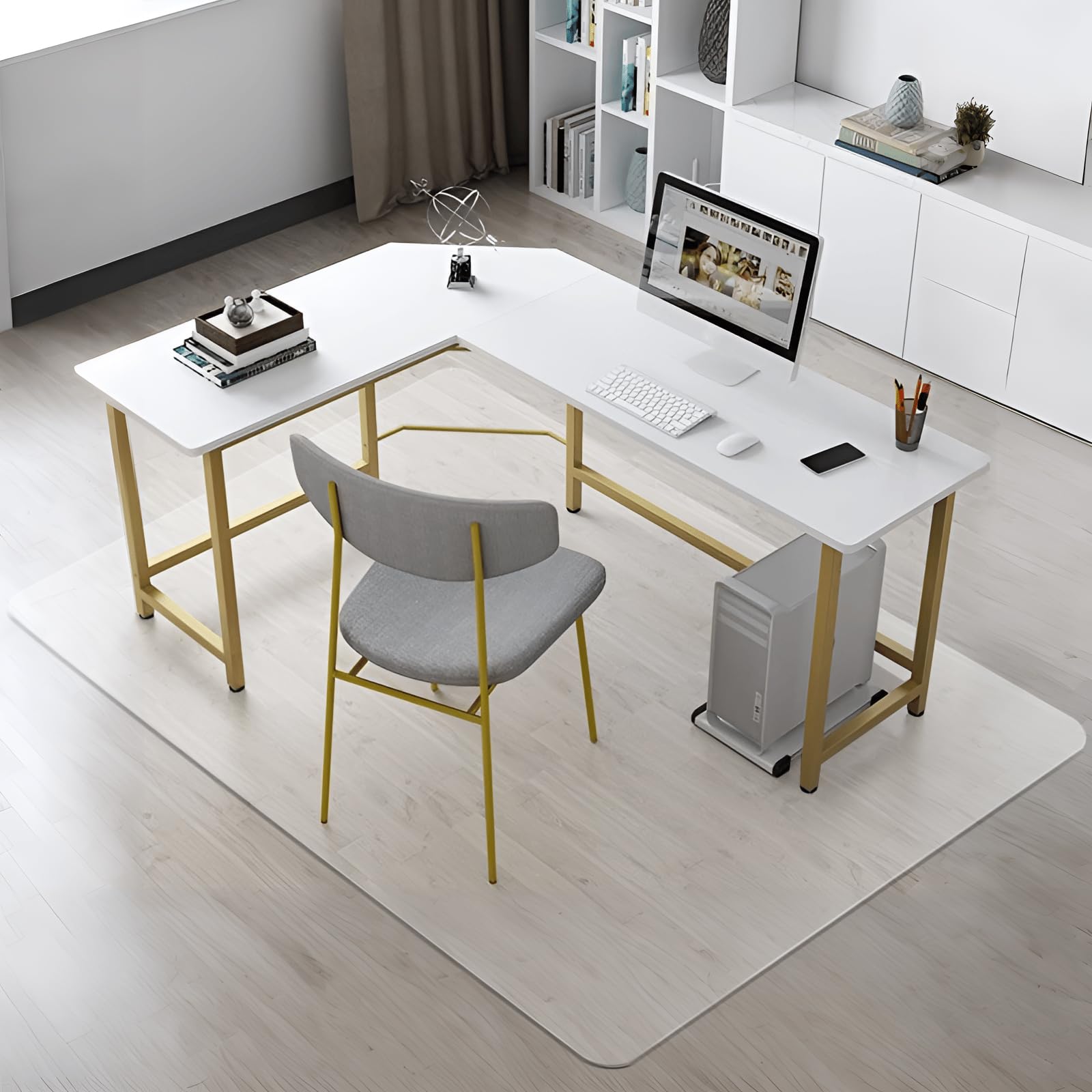 Clear Chair mat for Hardwood Floor