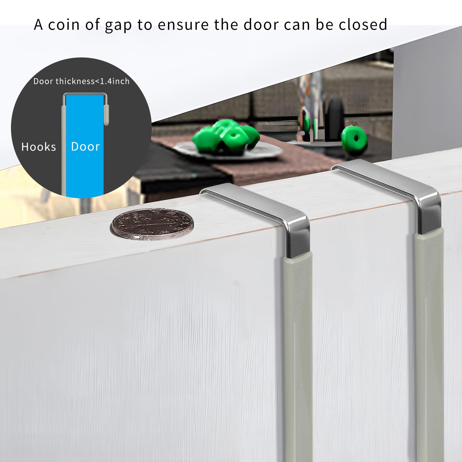 Over the Door Hooks (4 Count)