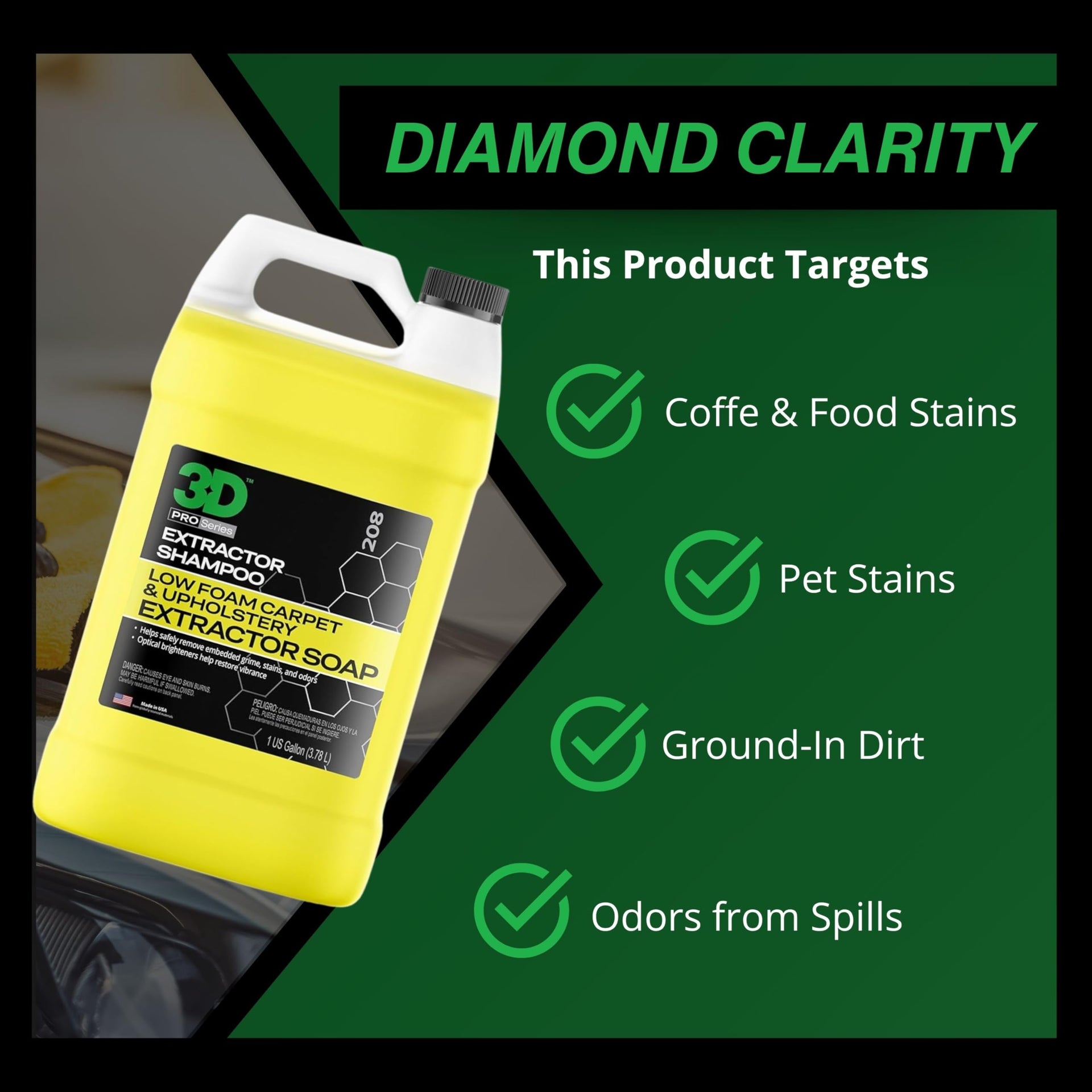 Extractor Carpet Cleaner Shampoo for Machine Use (128 Fl Oz) - ModHome Supplies