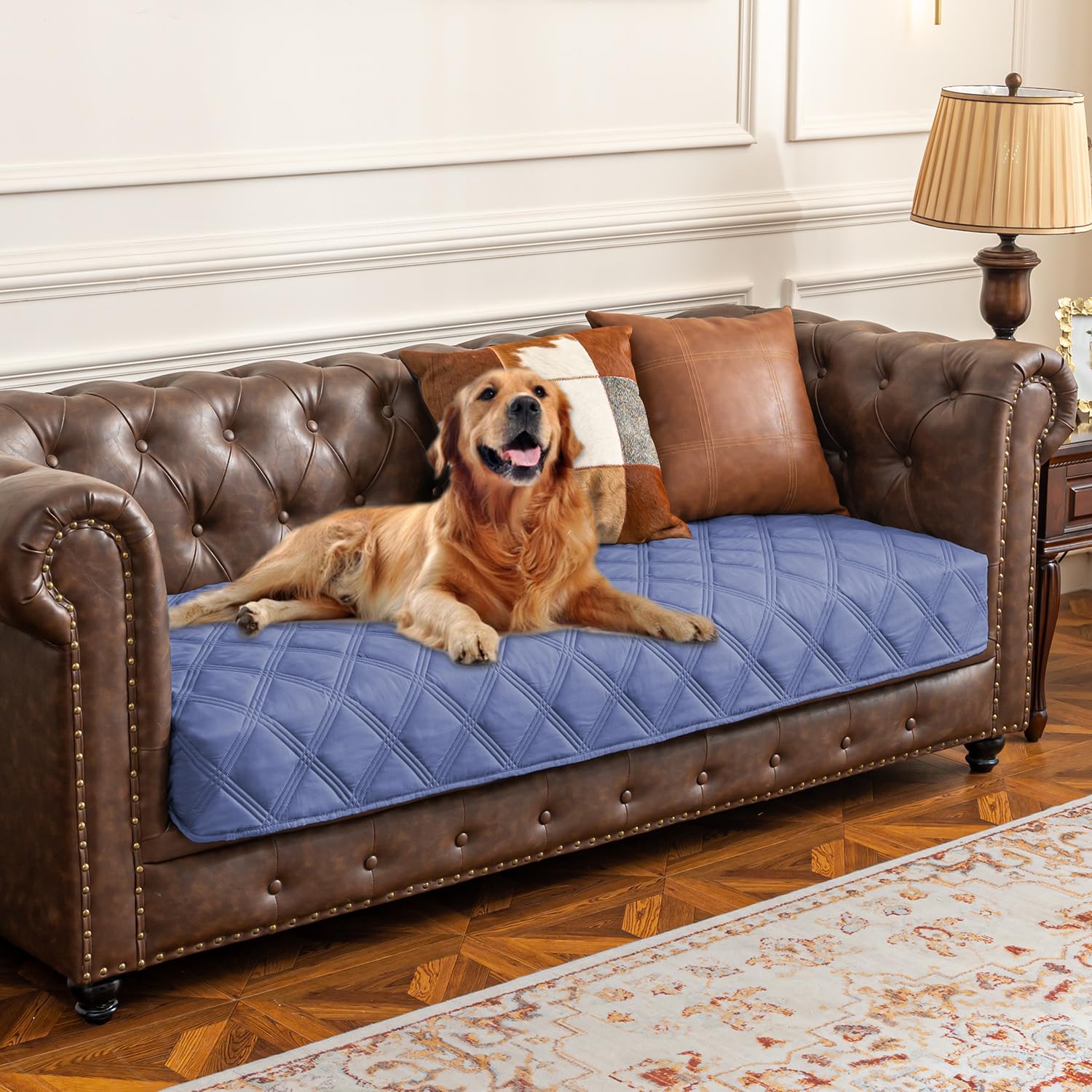 Waterproof Dog Bed Cover Pet Blanket with Anti