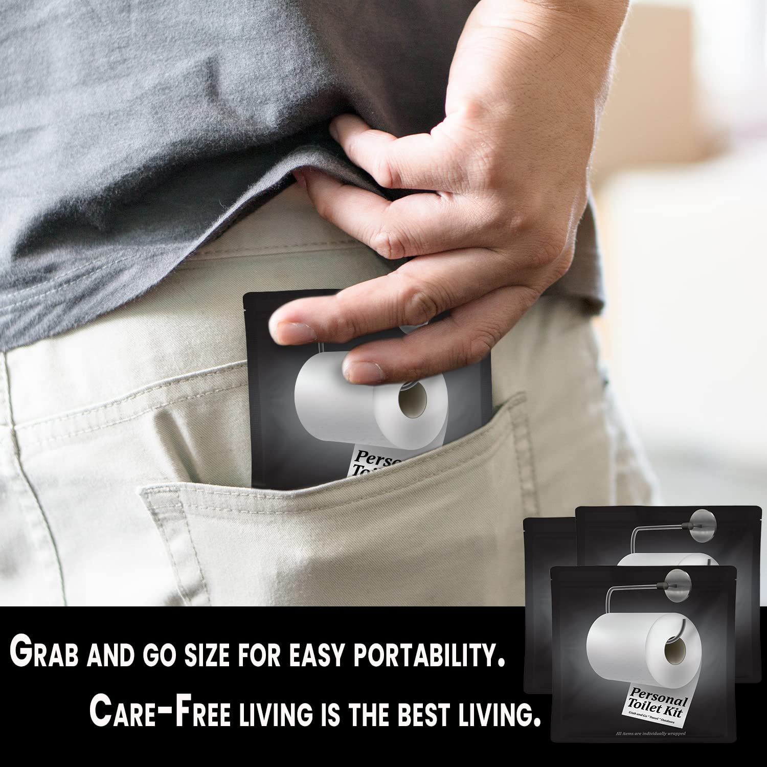 Personal Toilet Kit To Go (10 Count)