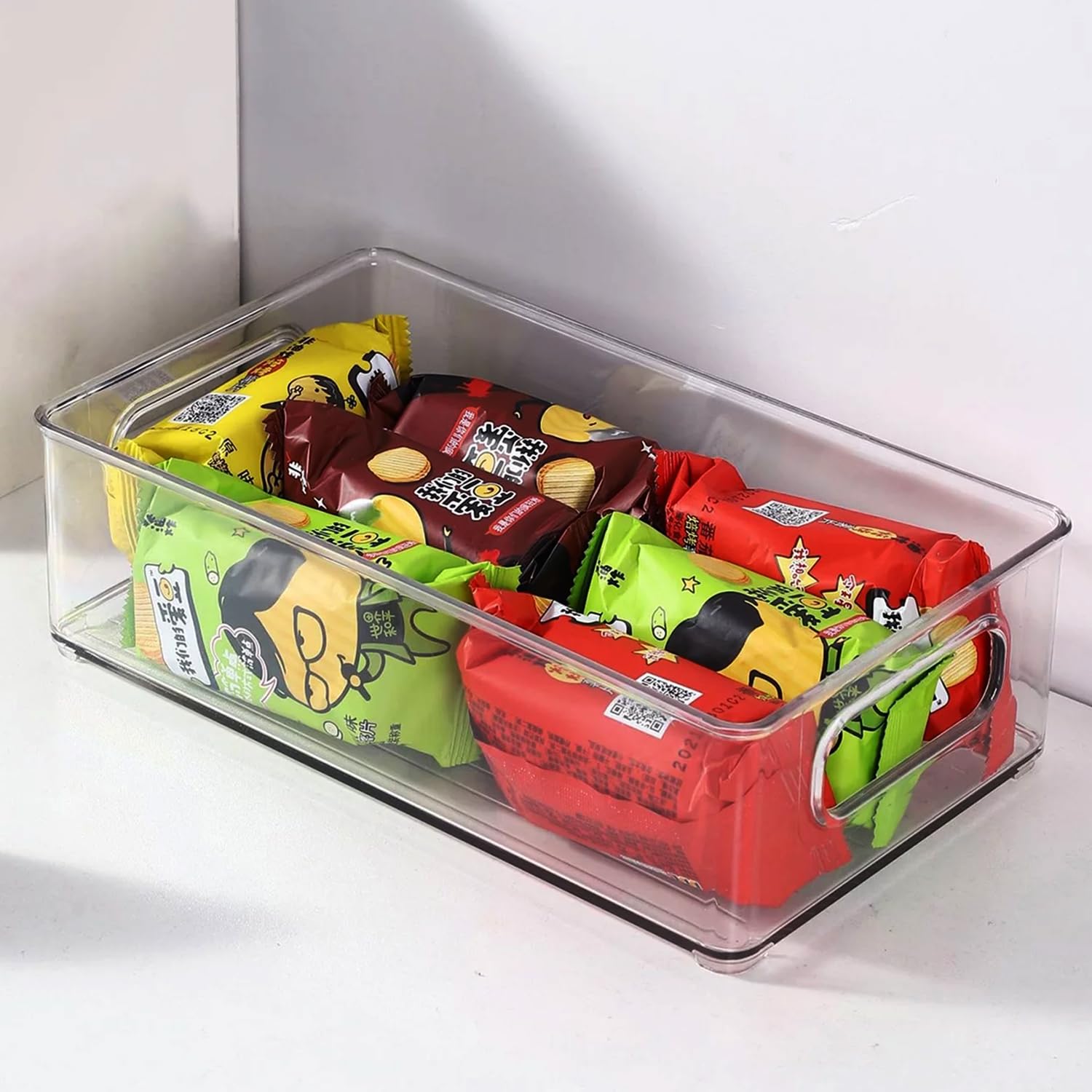 Large Clear Plastic Storage Bins (4 Count)