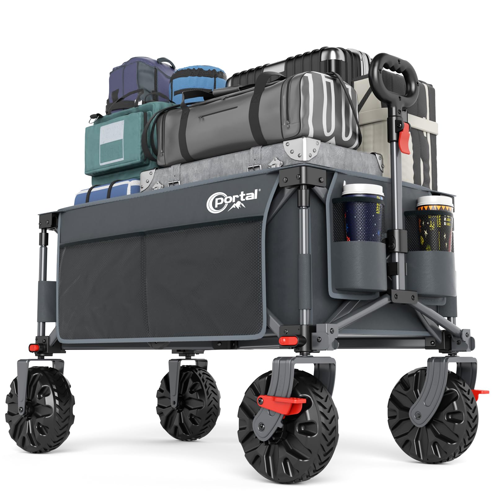 Collapsible Wagon with Brakes