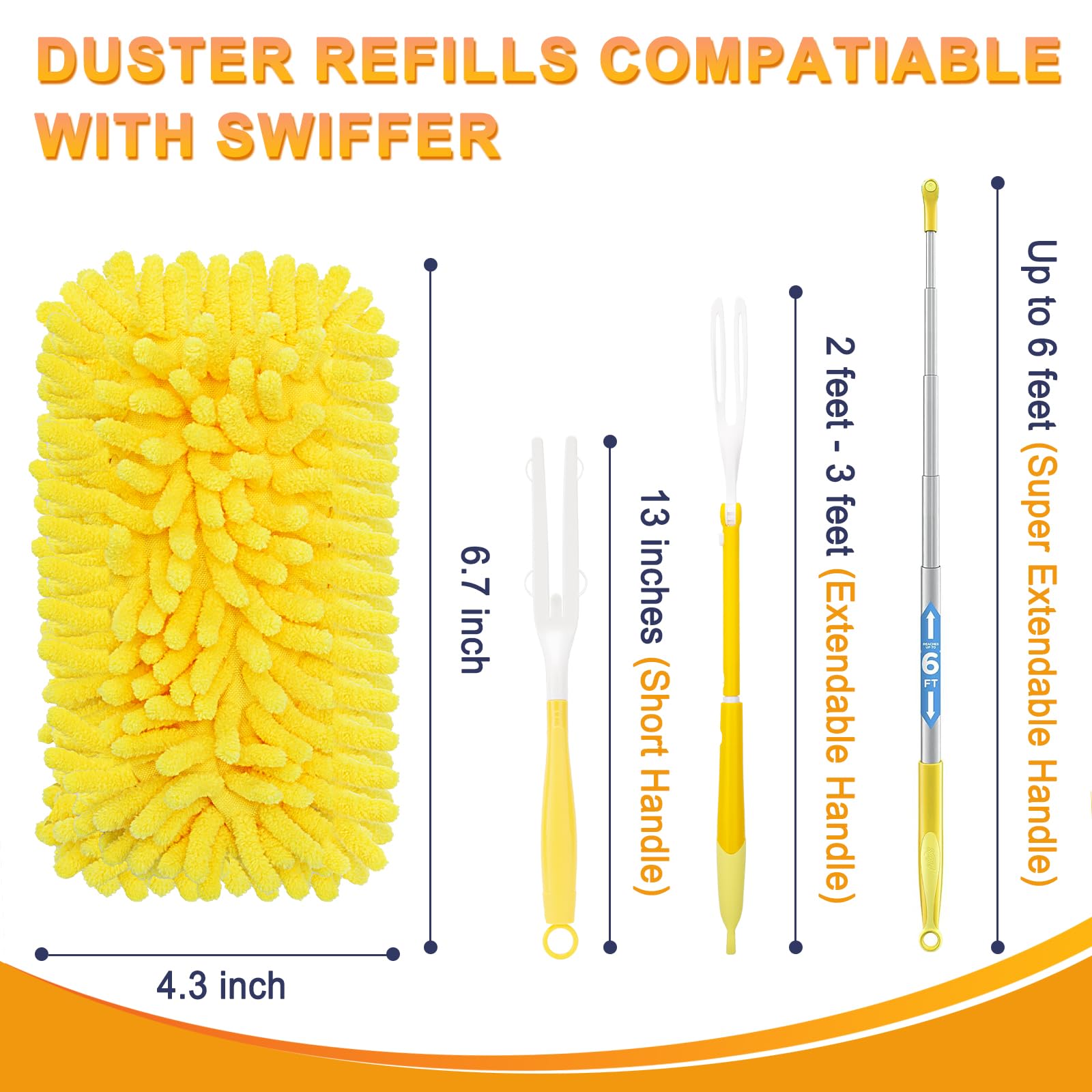 Reusable Duster Refill for Swiffer (9 Count)