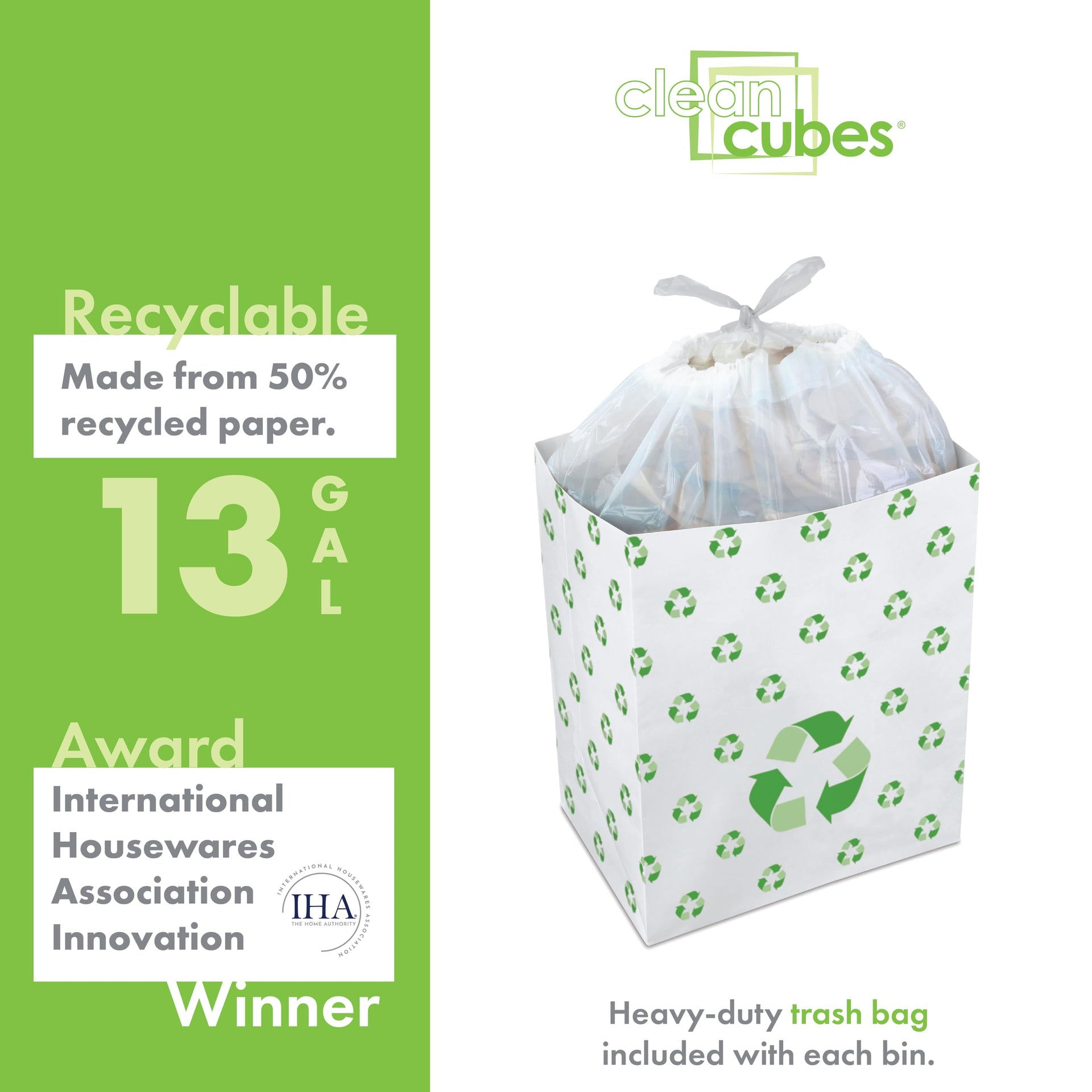13 Gallon Disposable Pop (6 Count)