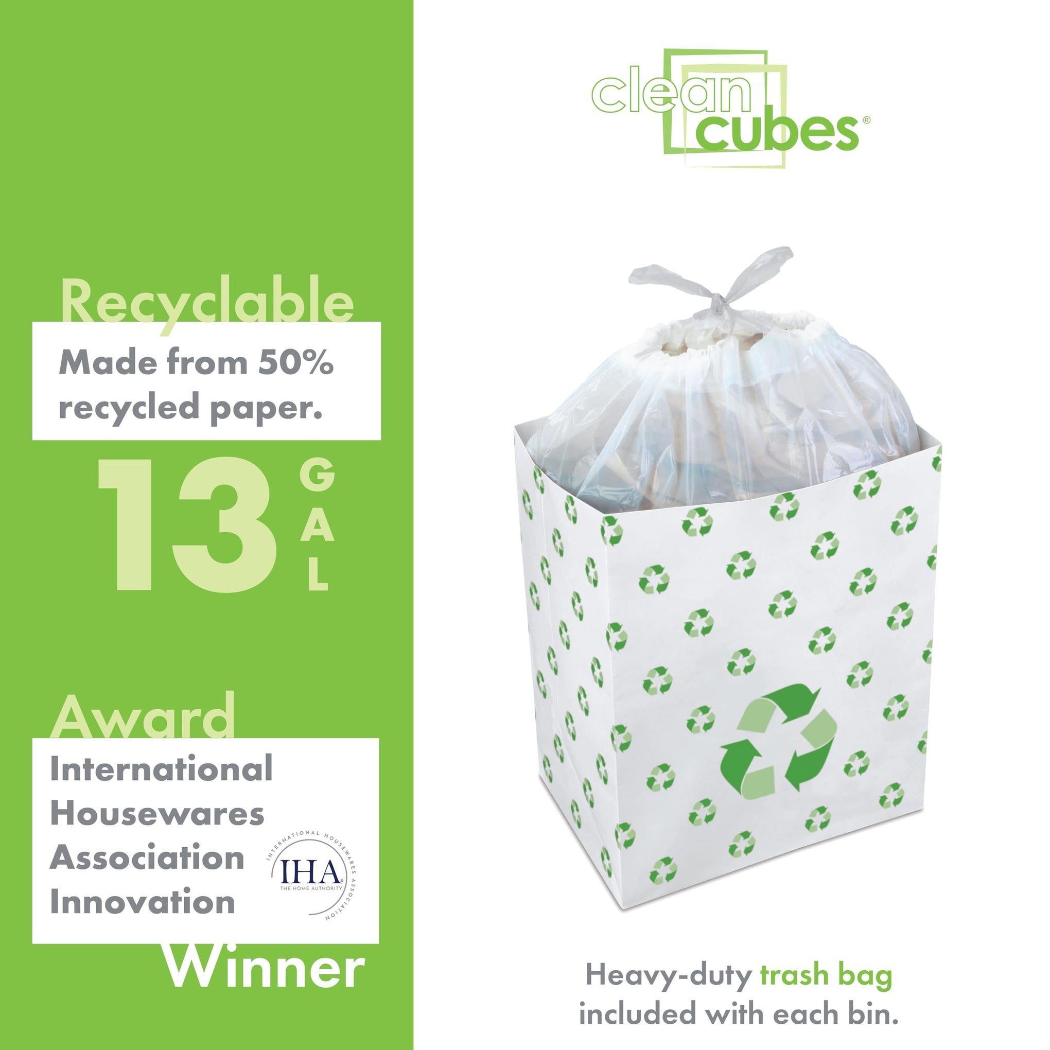 13 Gallon Disposable Pop (3 Count)