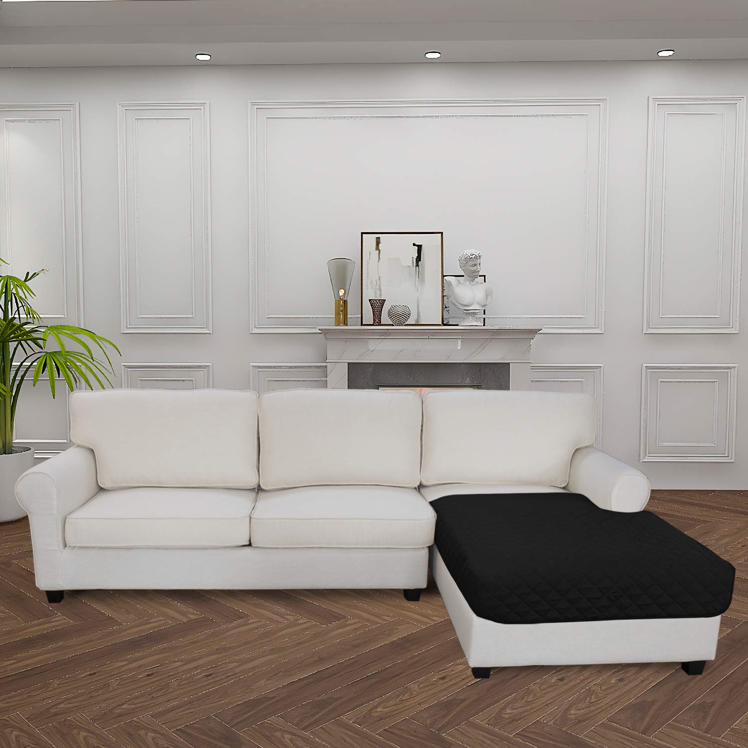 Sectional Couch Covers for Dogs L Shape Sofa Cover Reversible Sofa Slipcover Chaise Lounge Cover Furniture Protector Cover for Pets Dog Cat