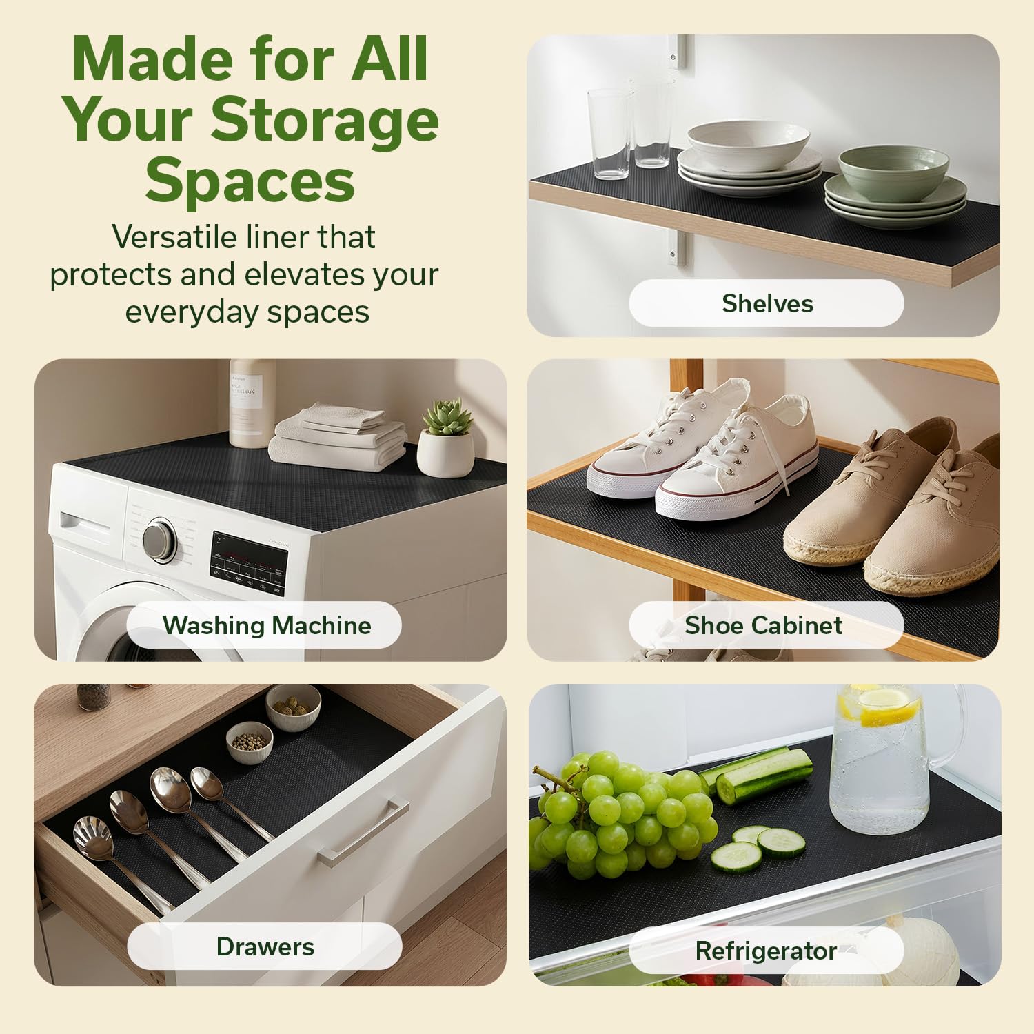 Shelf Liner Cabinet Liner Non (33 Sq Ft)