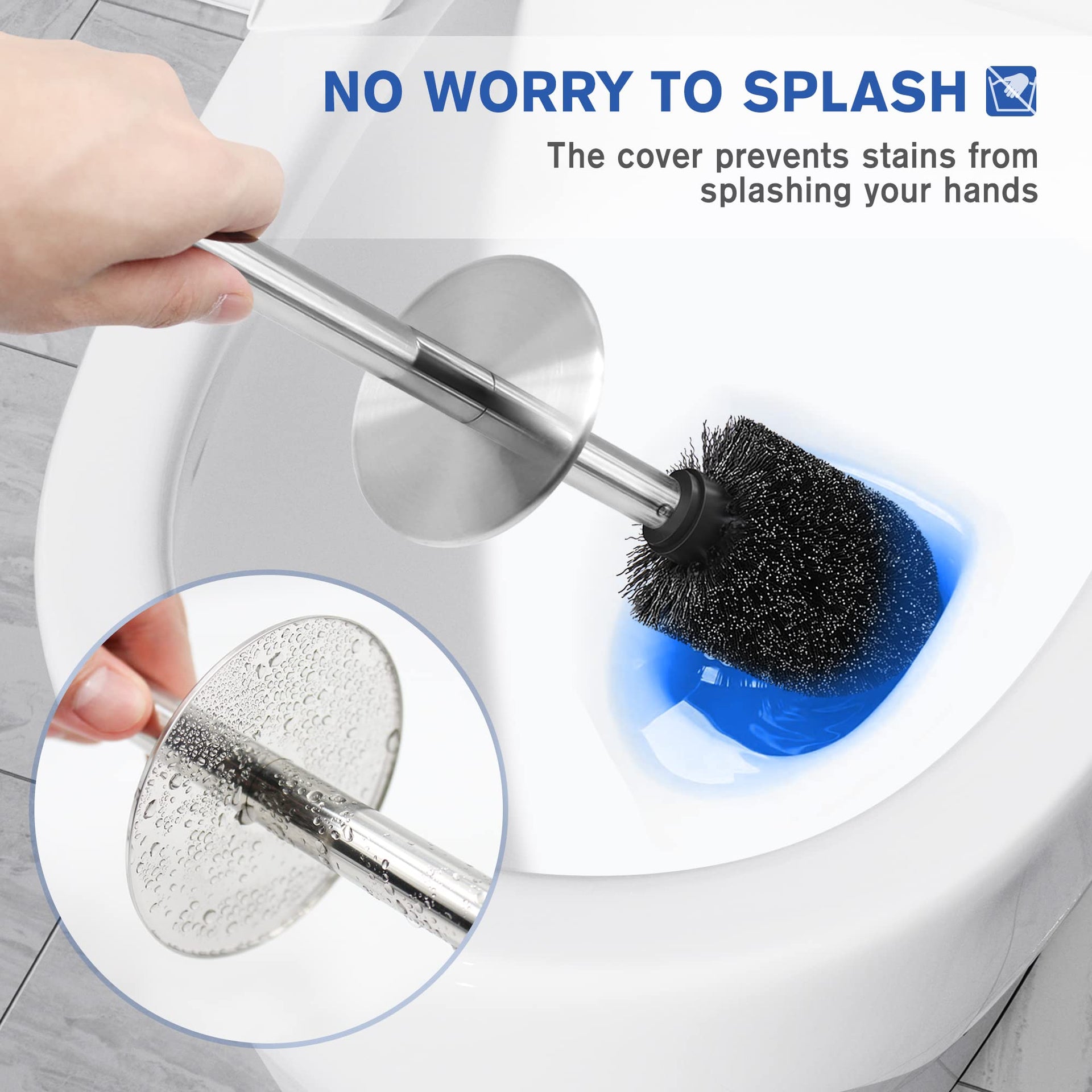 Toilet Brush and Holder (2 Count)