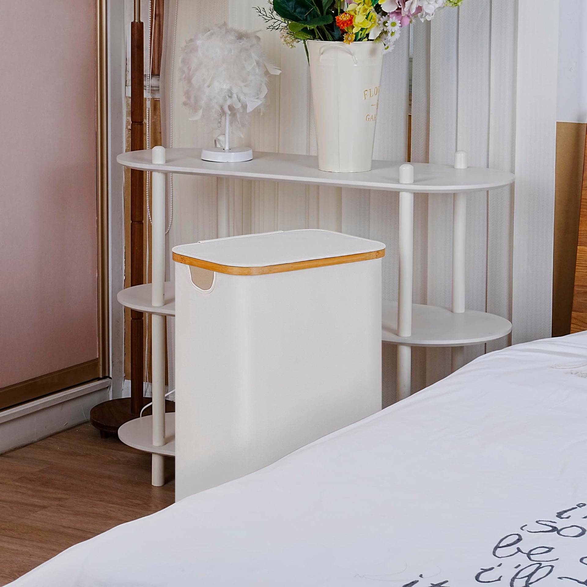 100L Laundry Hamper with Lid