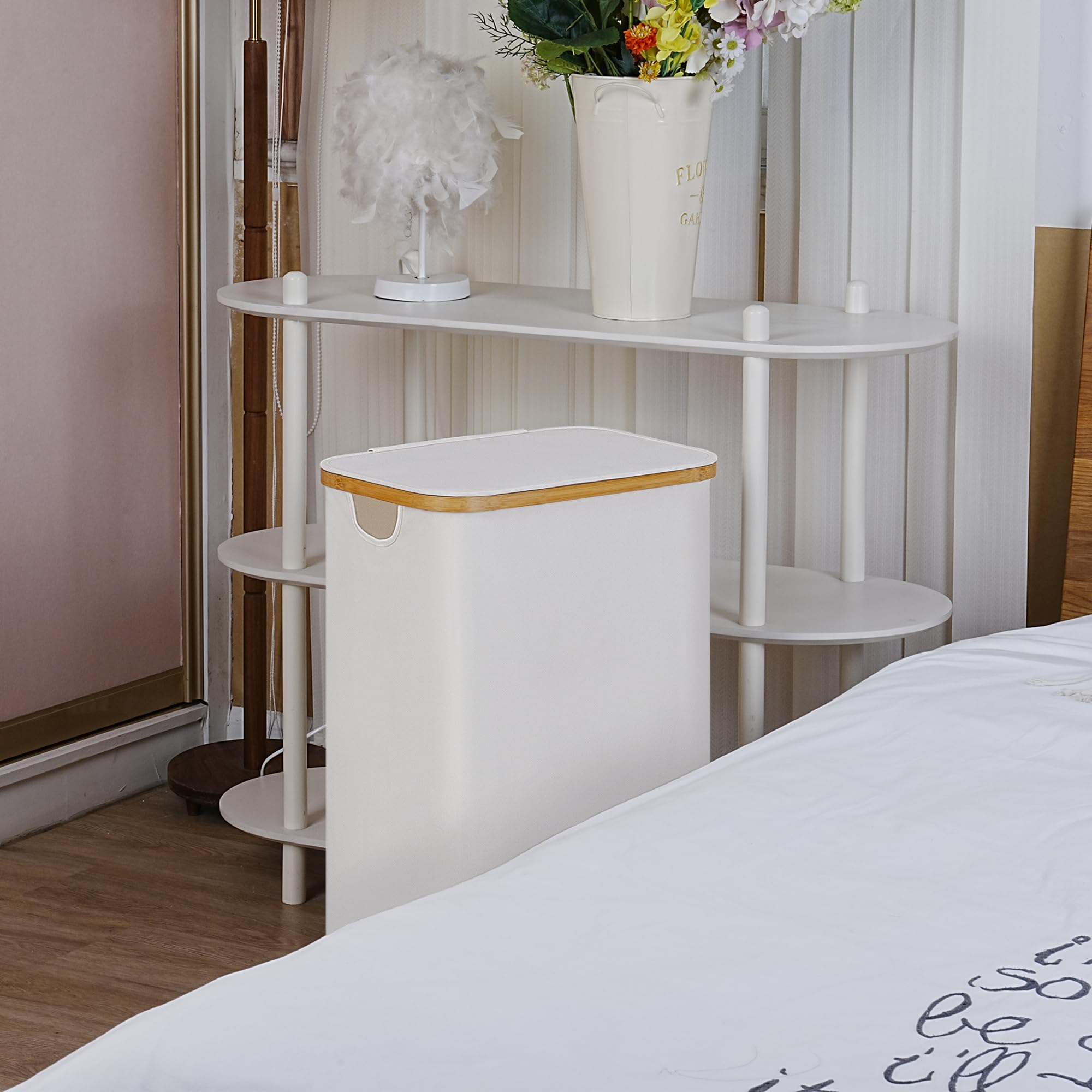 100L Laundry Hamper with Lid