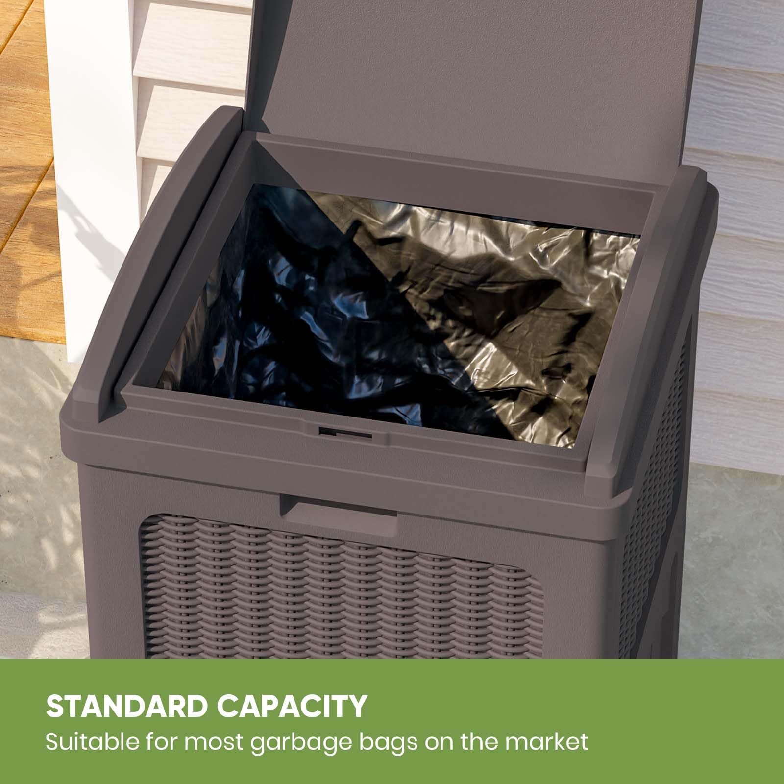 36 Gallon Outdoor Trash Can