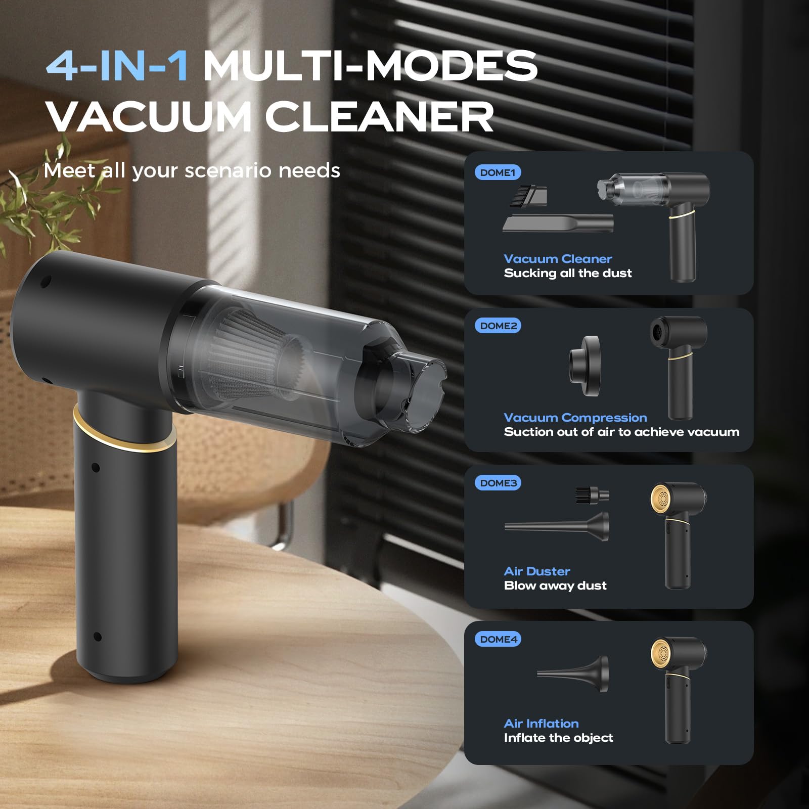 Car Vacuum Portable Cordless