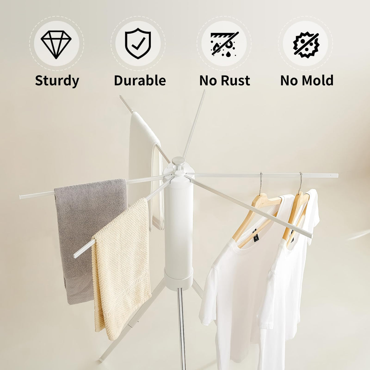 Clothes Drying Rack Portable Foldable