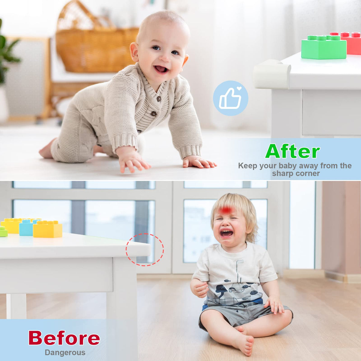 8 Pack Corner Protector for Baby