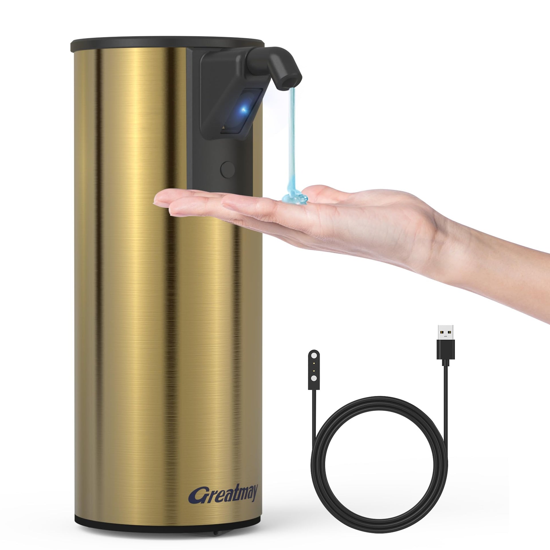 Stainless Steel Touchless Automatic Soap Dispenser 12 oz