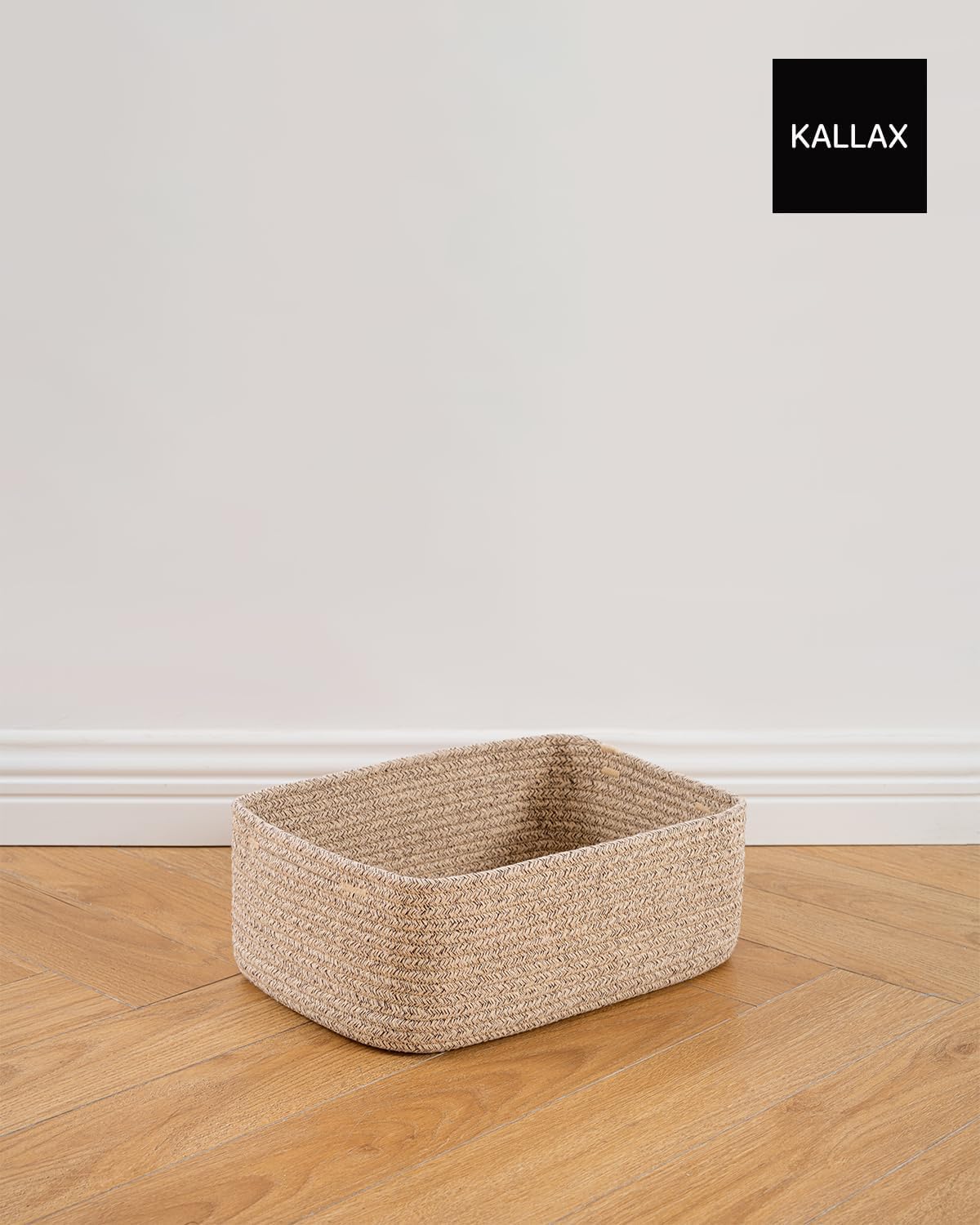 Small Woven Storage Basket for Organizing (3 Count)