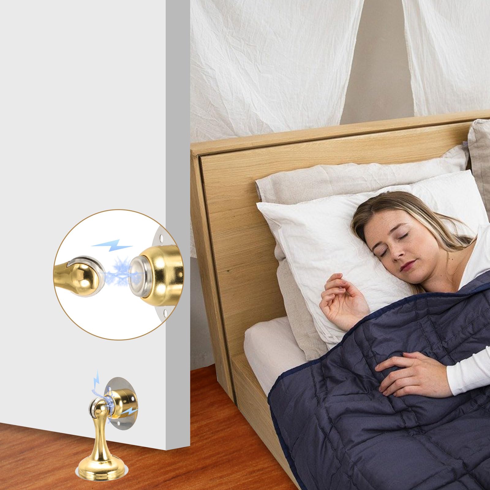 Magnetic Door Stoppers Stainless Steel Door Stops