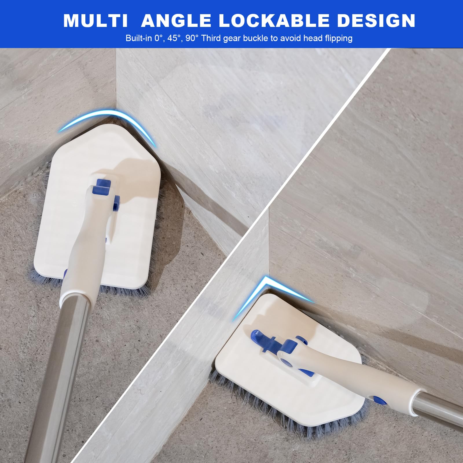 Tile Tub Scrubber Brush with 52