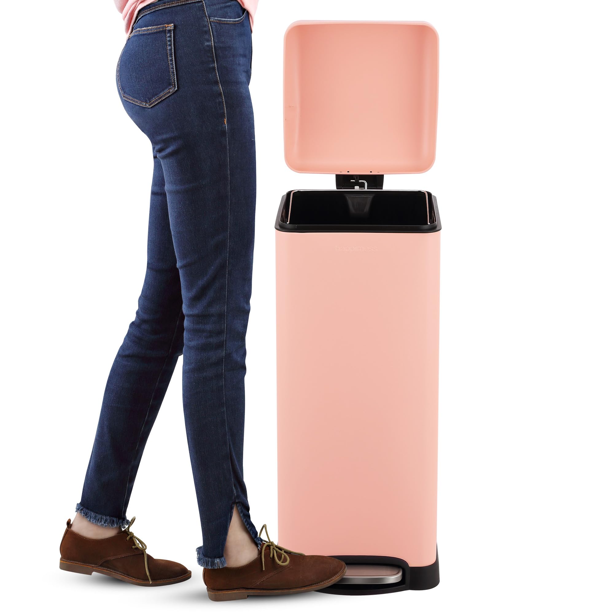 Betty 8 Gal Step Trash Can Soft