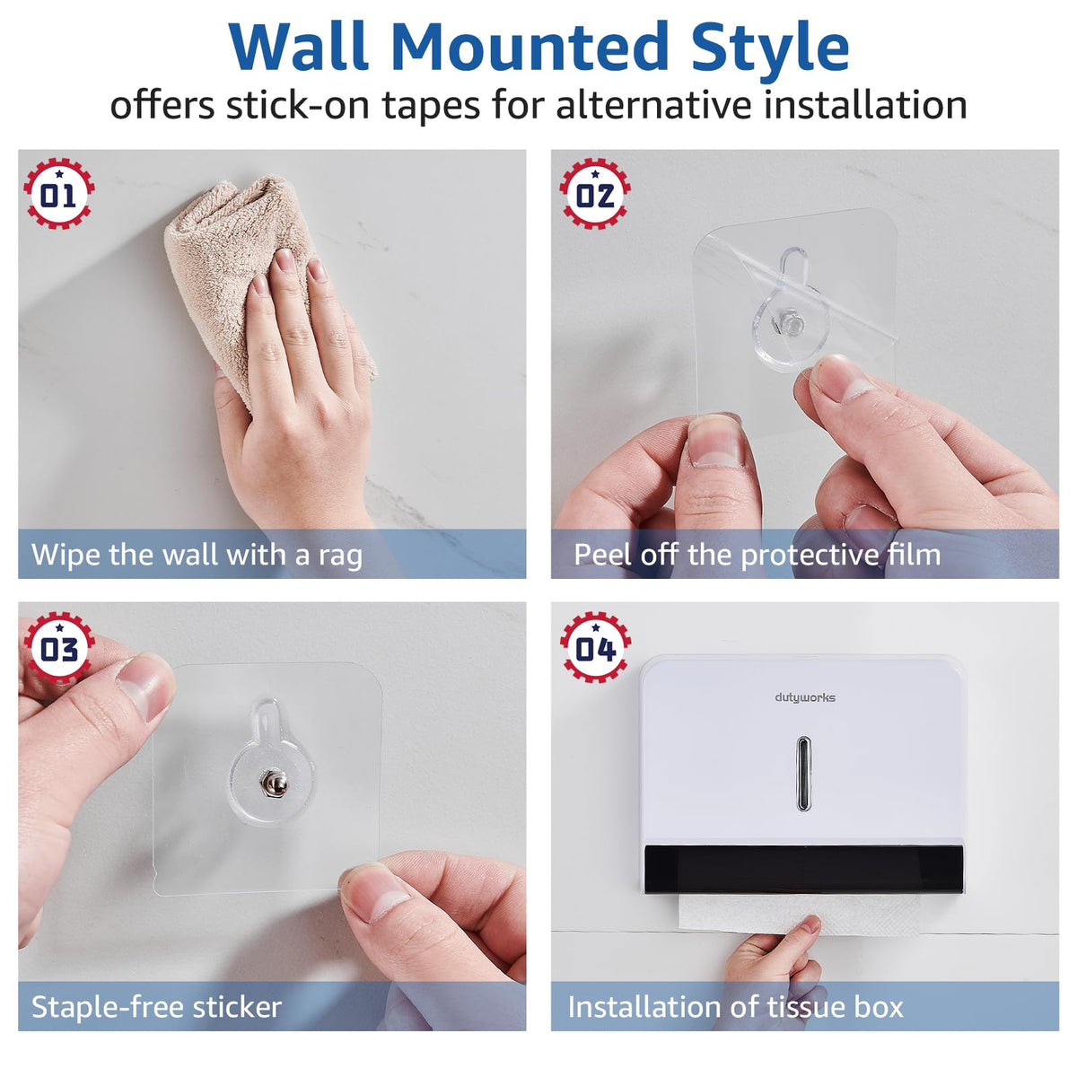 Paper Towel Dispenser Wall Mount (200 Count)
