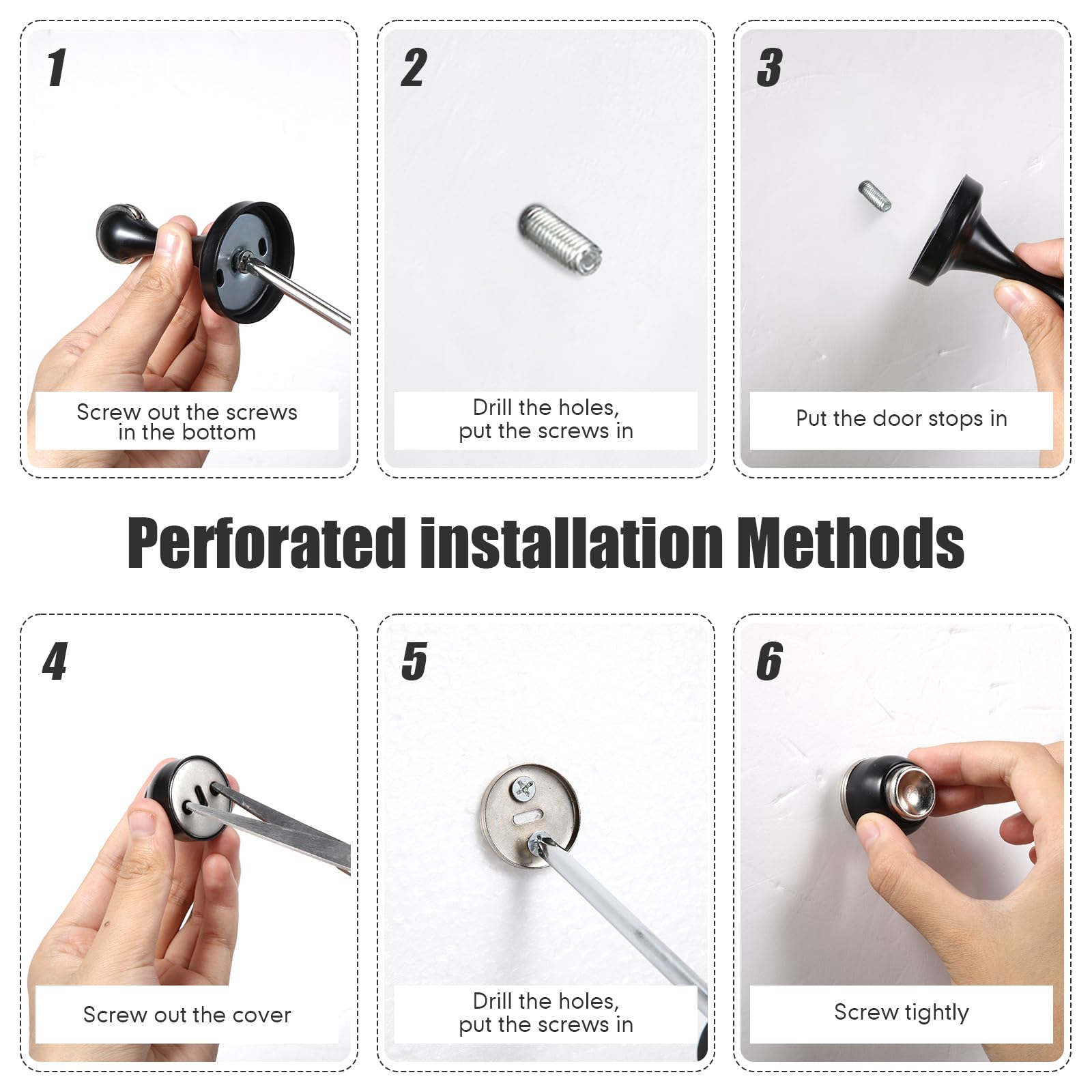 16 Pcs Magnetic Door Stopper