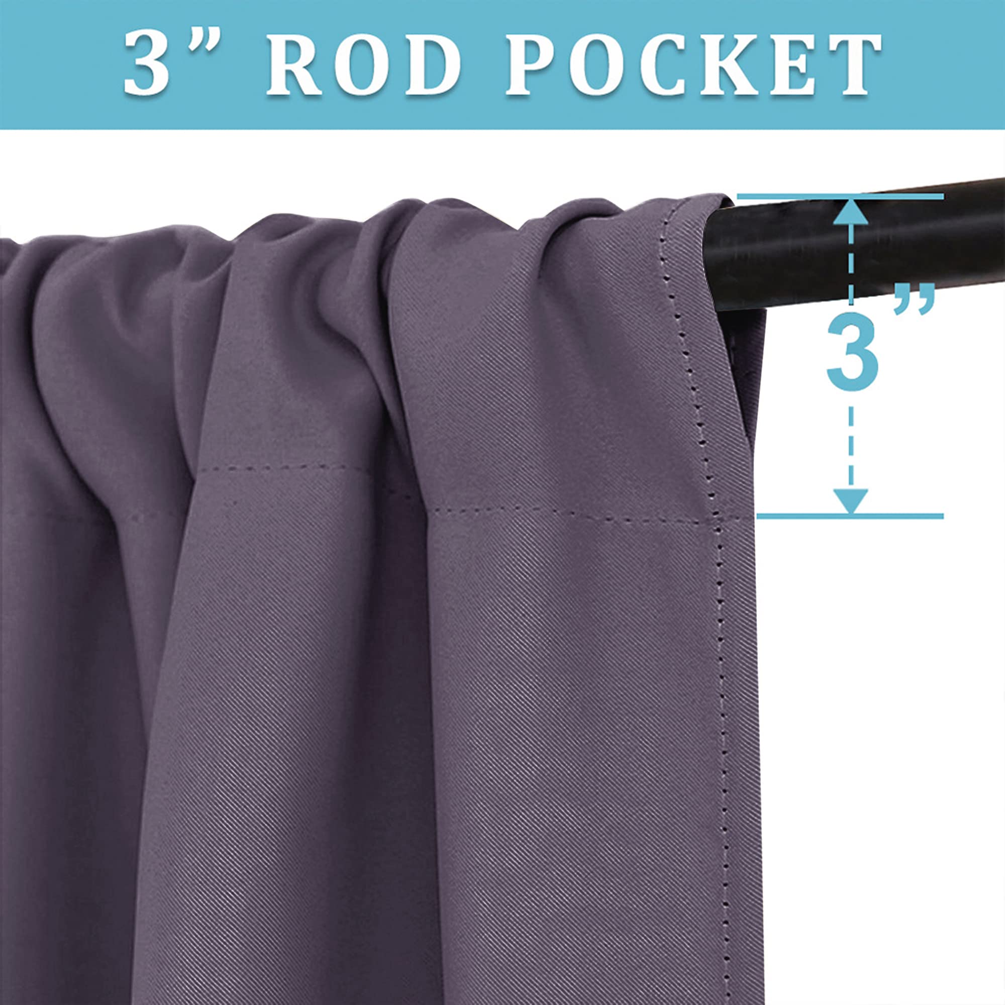Small Window Curtains 45 inches Length for Kitchen Cafe Bathroom