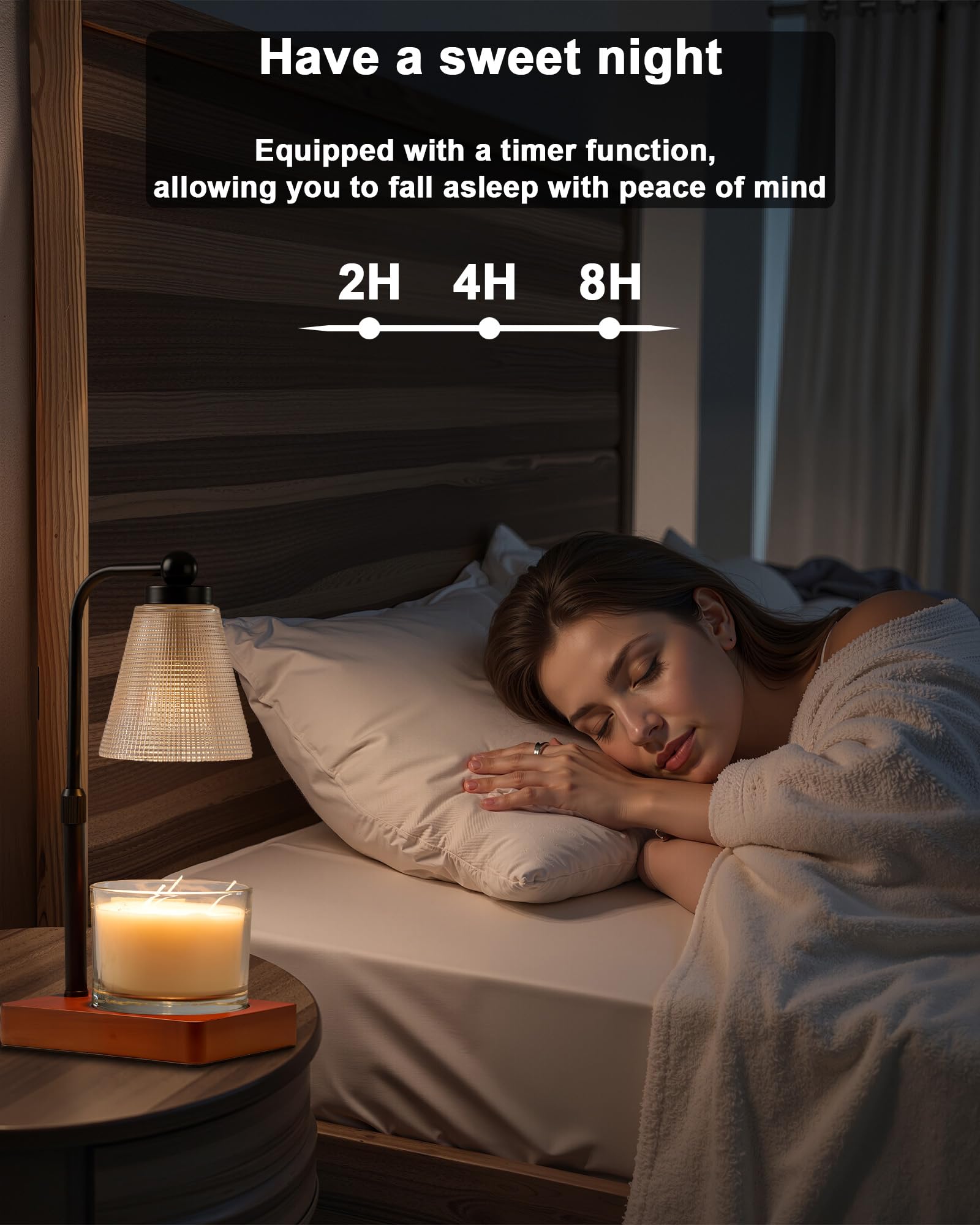 Candle Warmer Lamp with Timer