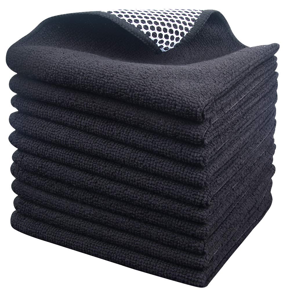 Dish Cloth for Washing Dishes Kitchen Washcloth Cleaning Cloth (10 Count)