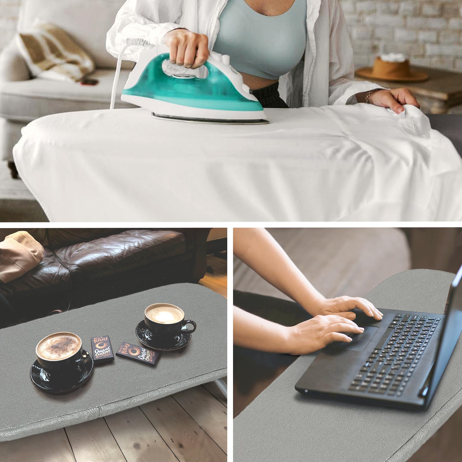 Gray Mini Tabletop Ironing Board 31"x12"
