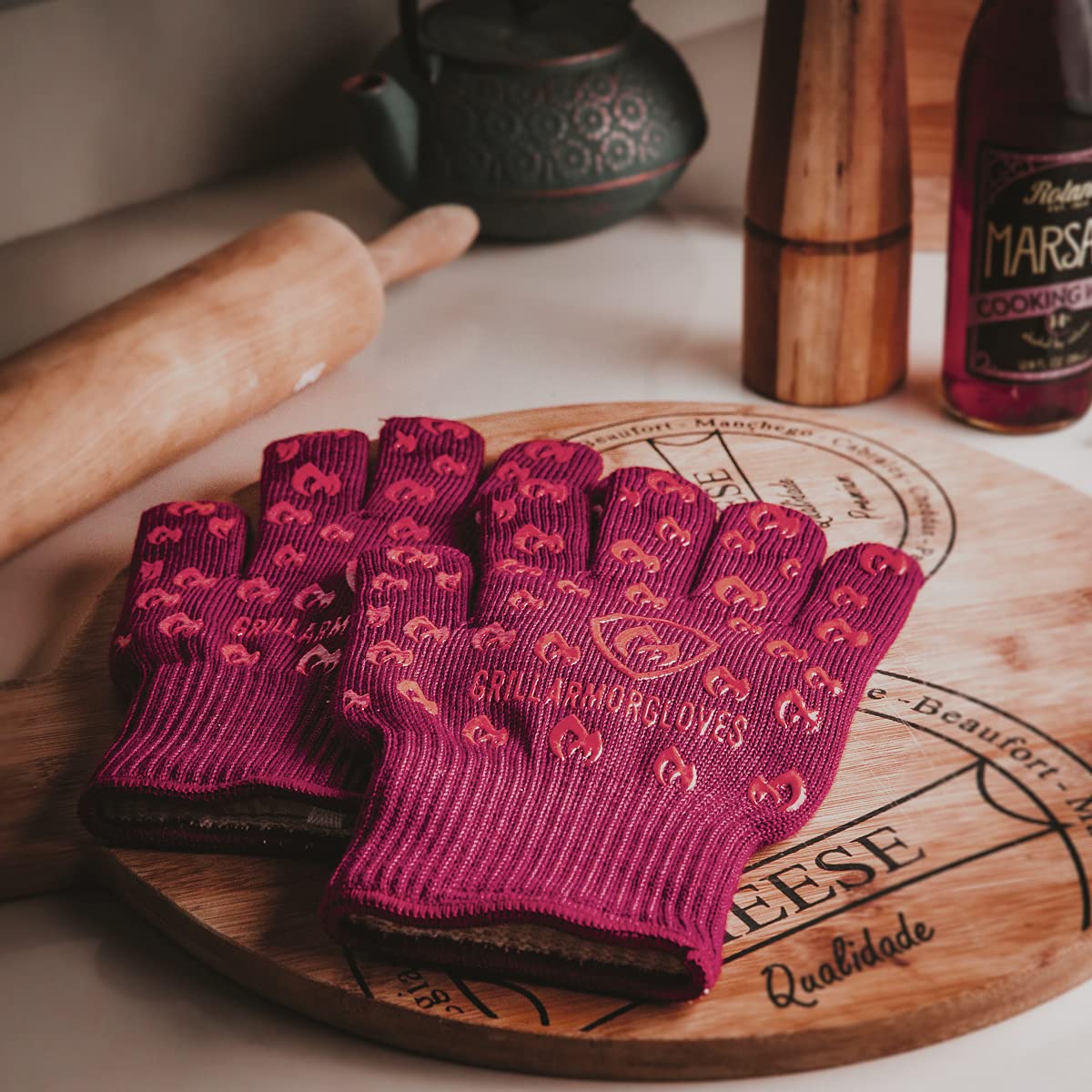 Grill Armor Oven Gloves with Fingers