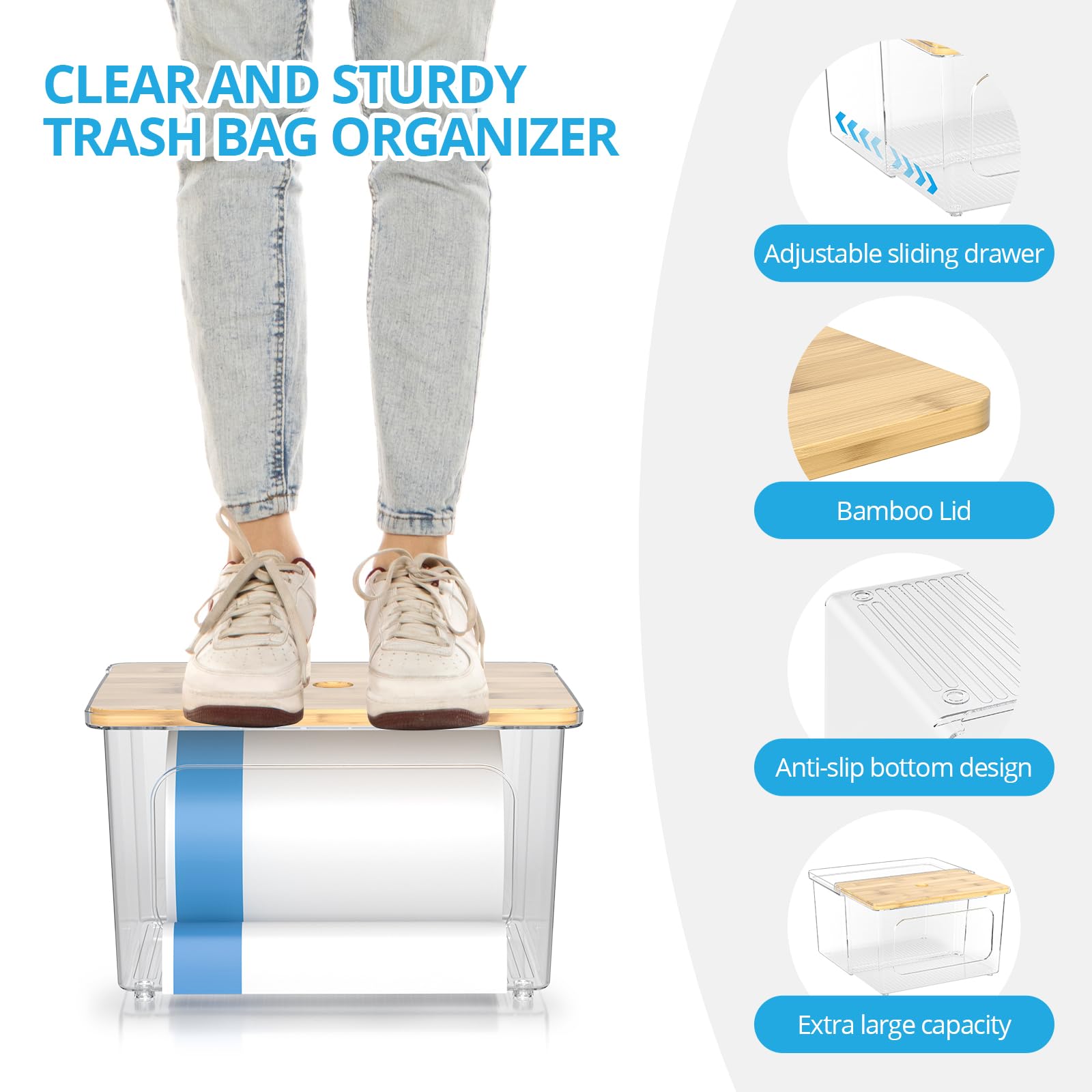 Trash Bag Dispenser Roll Holder