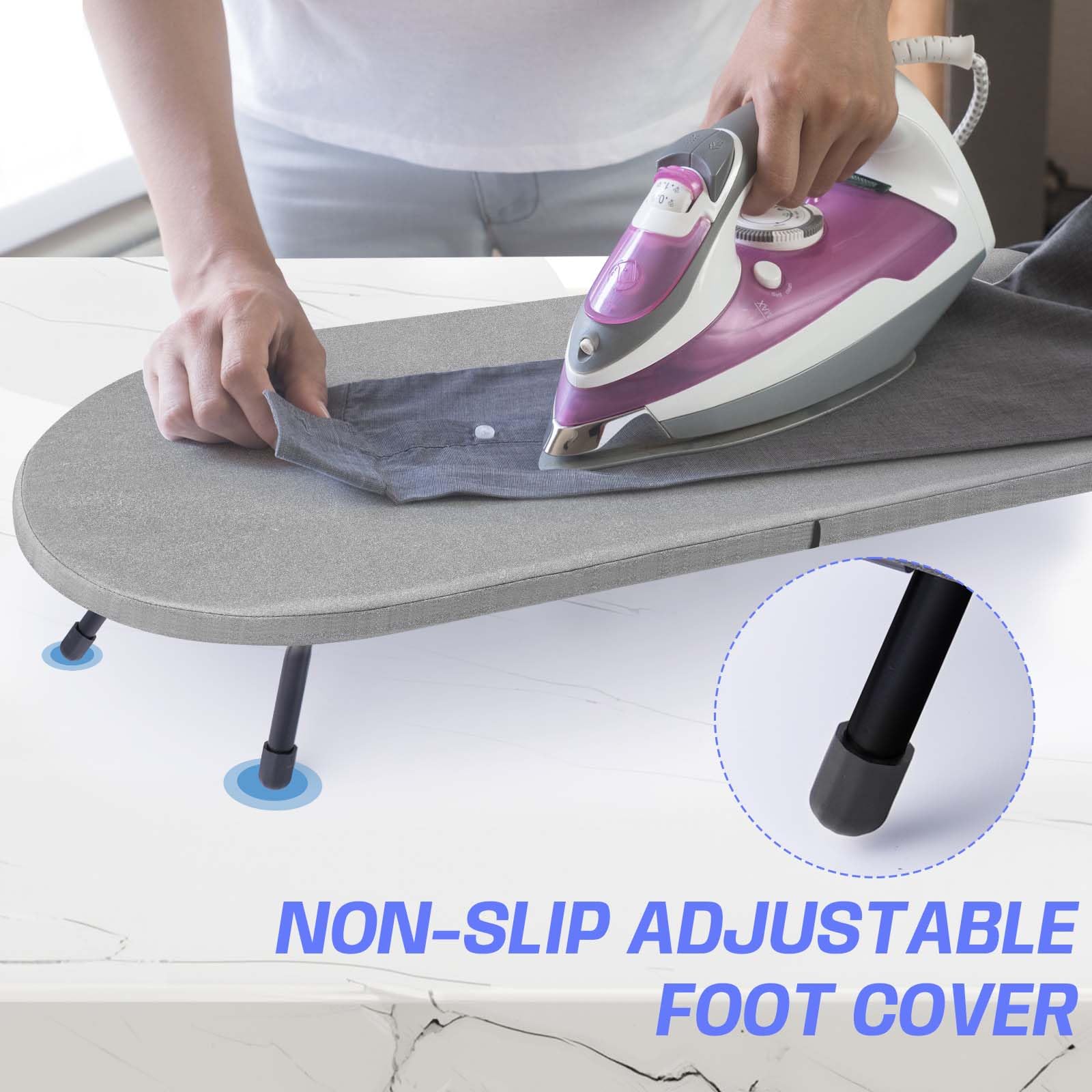 Tabletop Ironing Board with Iron Rest