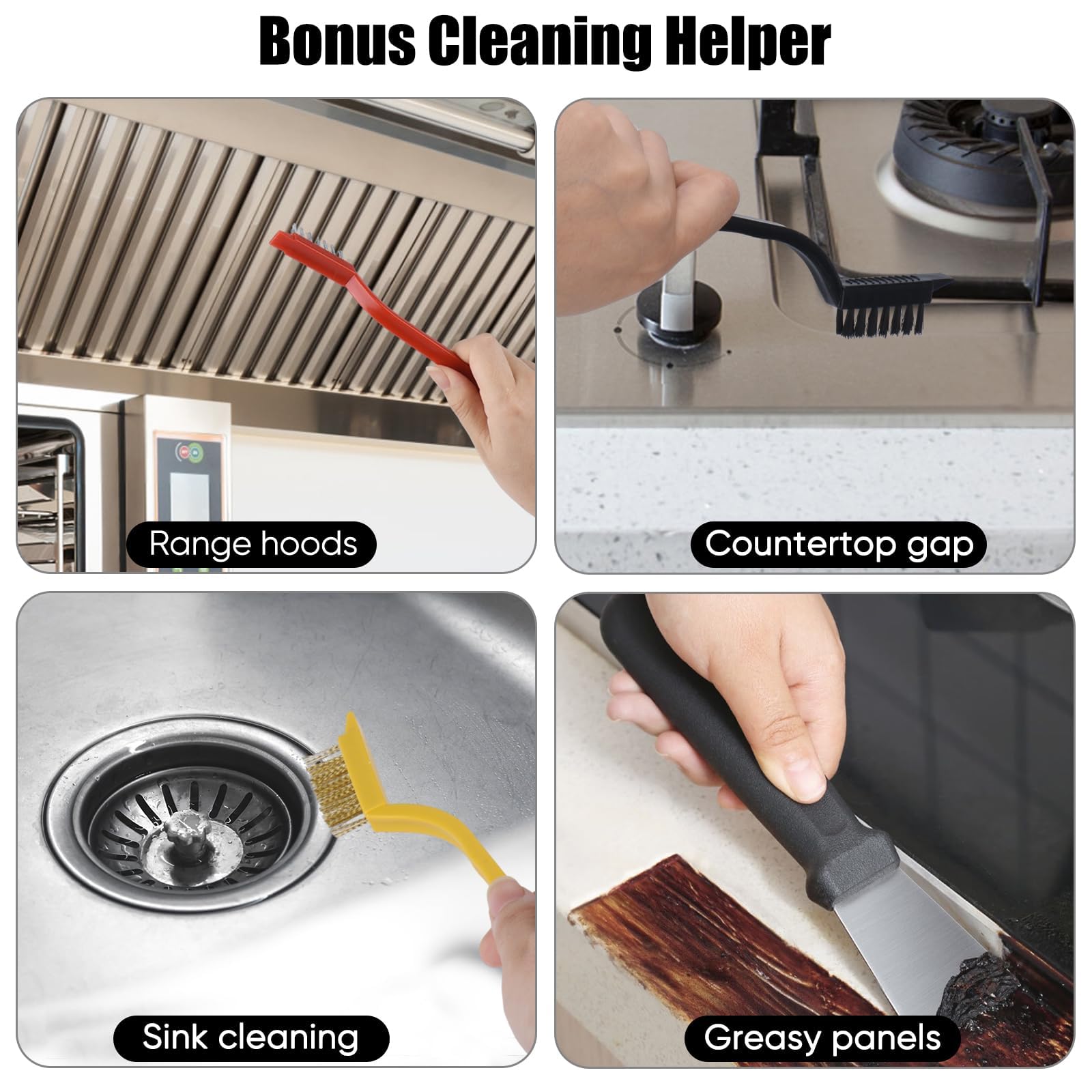 12PCS Grout Brush Set (12 Count)