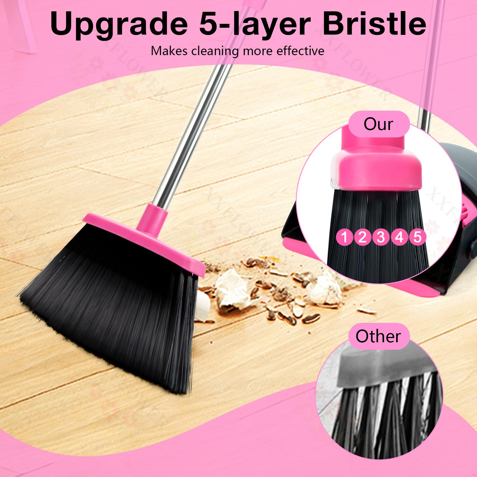 Broom and Dustpan Set
