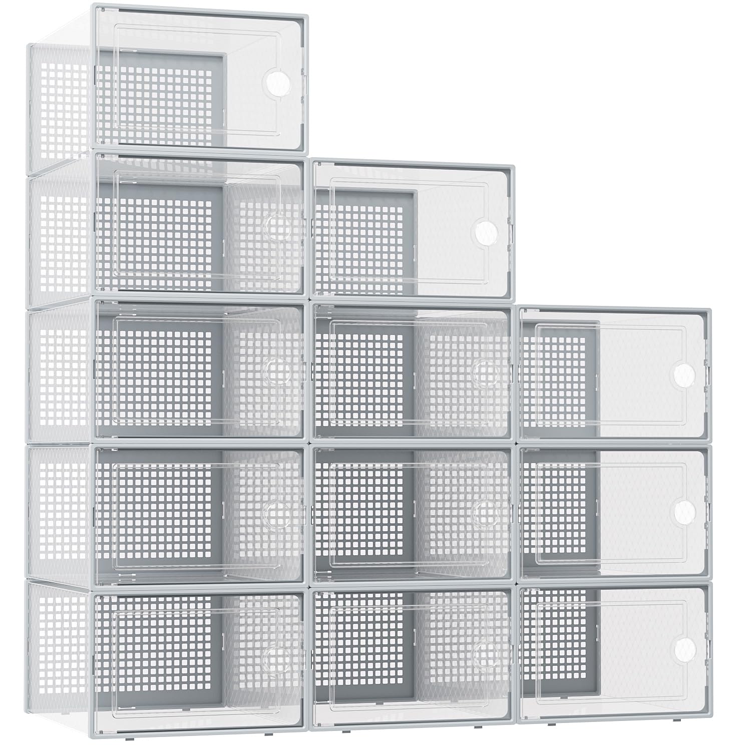 XX Large Shoe Storage Boxes 12 Pack (12 Count)