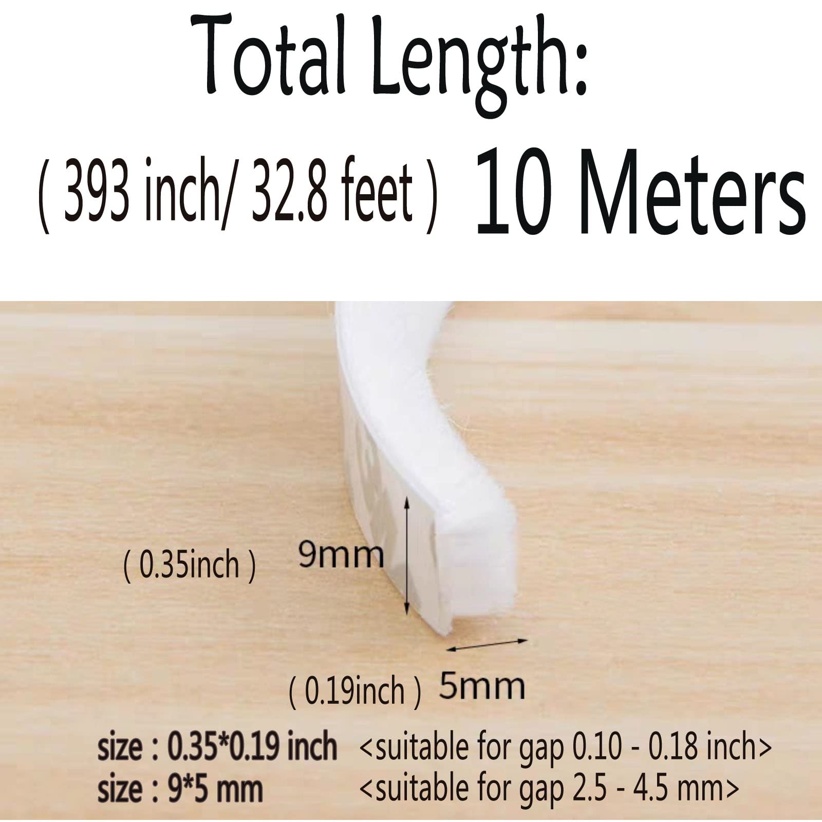 Weather Stripping Brush for Sliding Windows