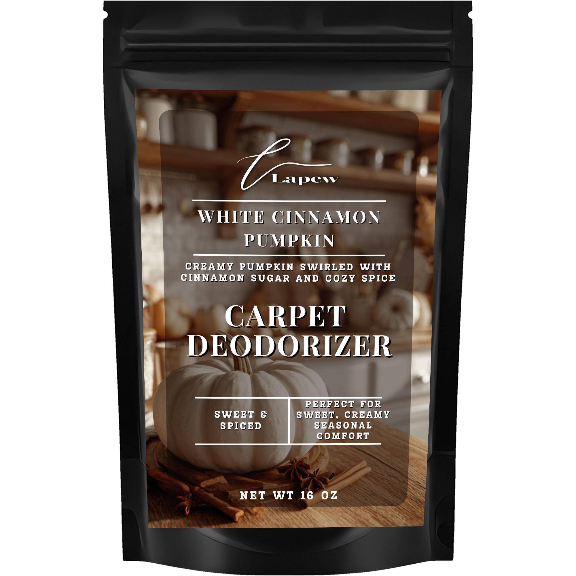 White Cinnamon Pumpkin Carpet Deodorizer Powder (16 Ounce)