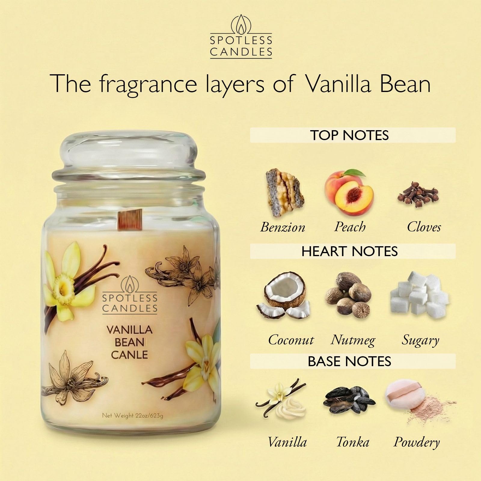 Vanilla Bean Candle 22oz