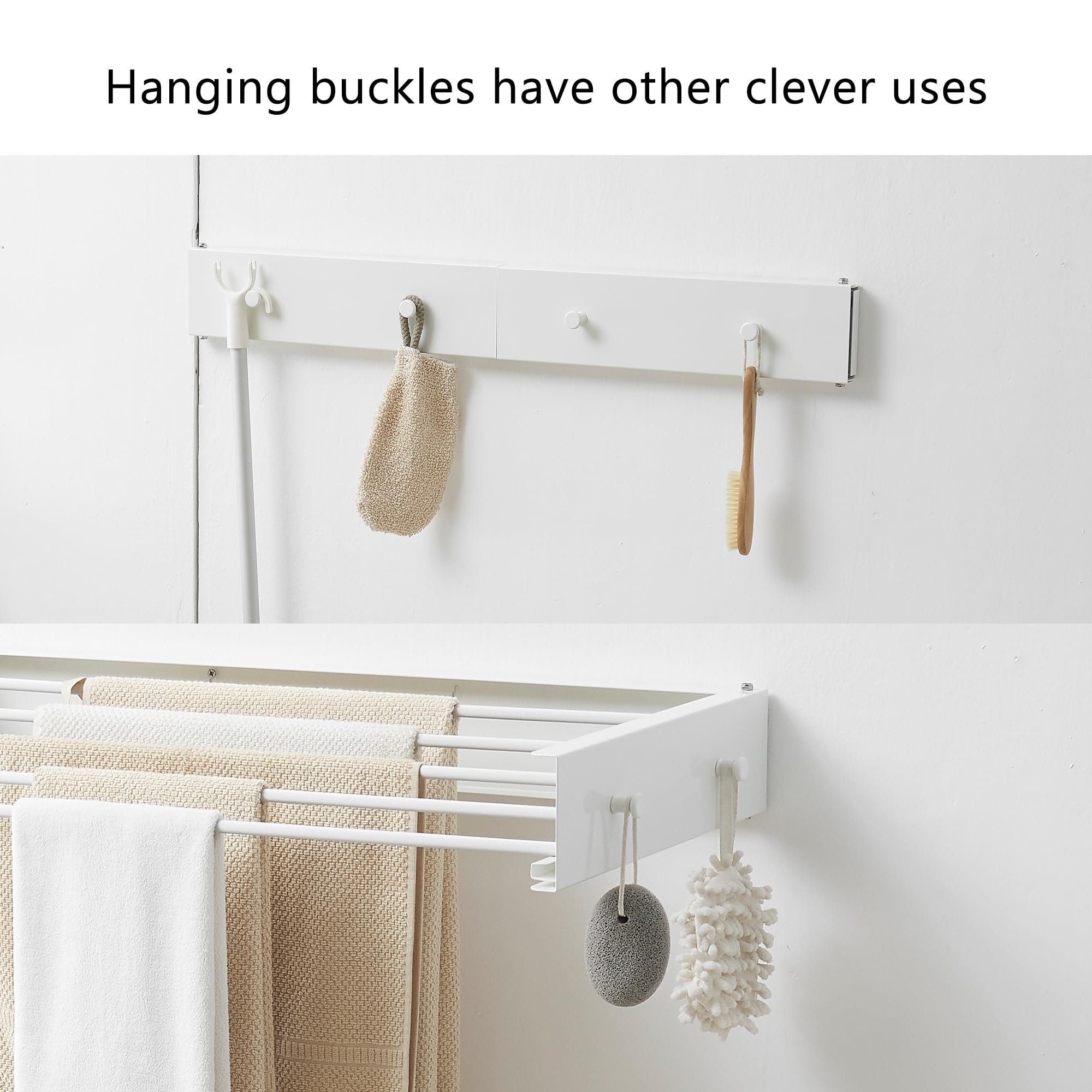 Wall Mounted Clothes Drying Rack