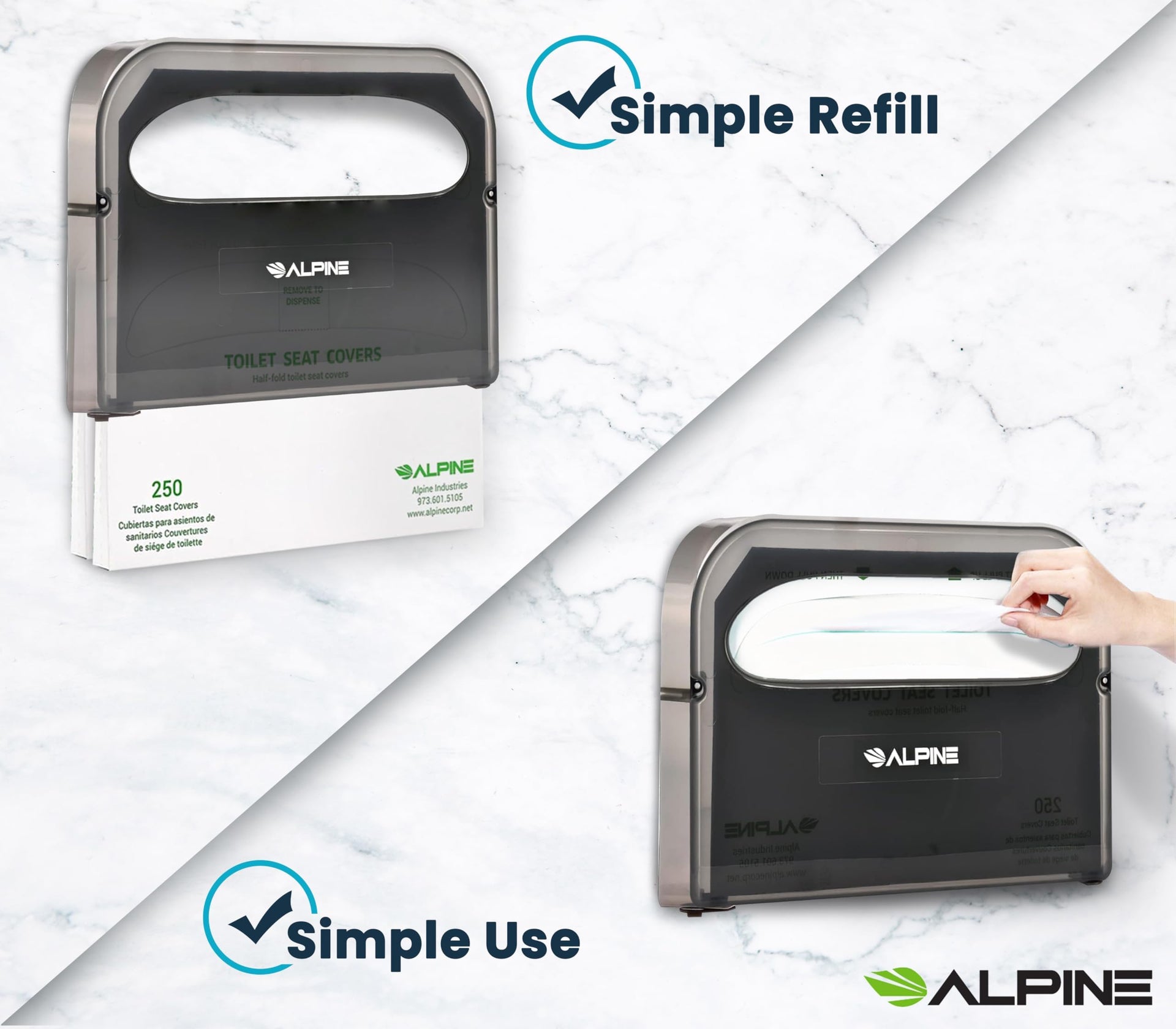 Toilet Seat Cover Dispenser (2 Count)