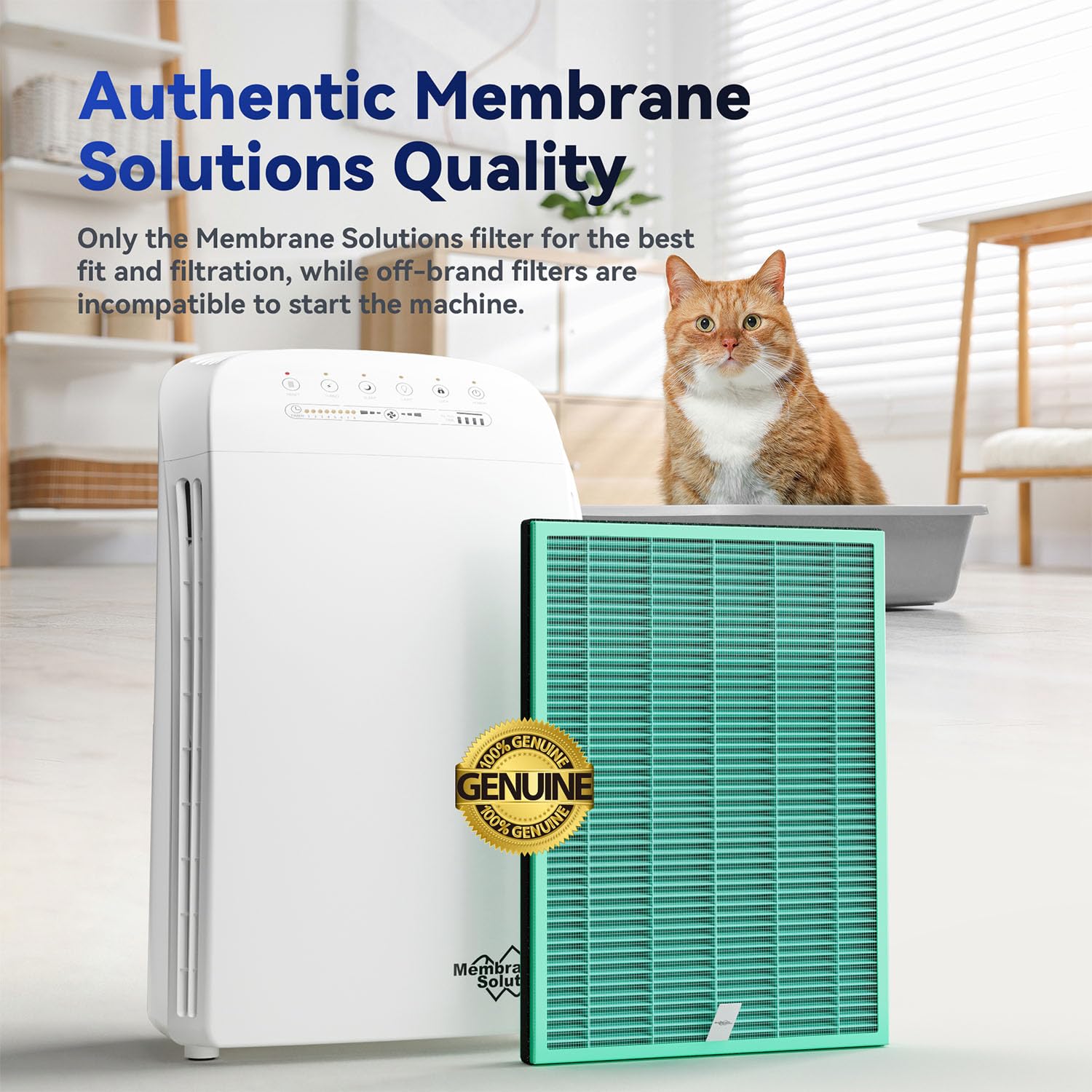 MSA3 MSA3S Genuine Pet Odor Removal Air Purifier Filter Replacement 1 Pack