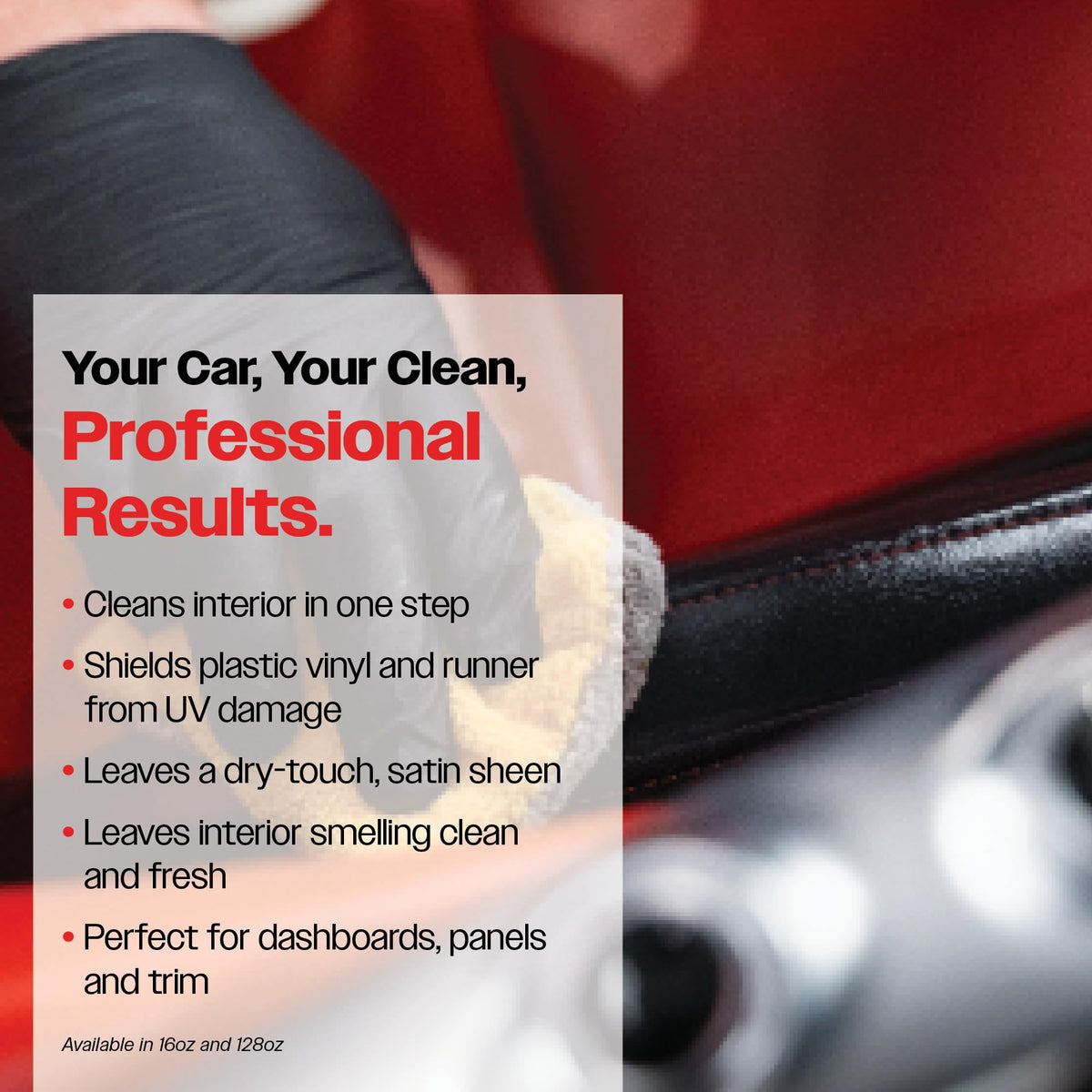 Clean and Shine Interior Car Cleaner and Dressing (16 Fl Oz)
