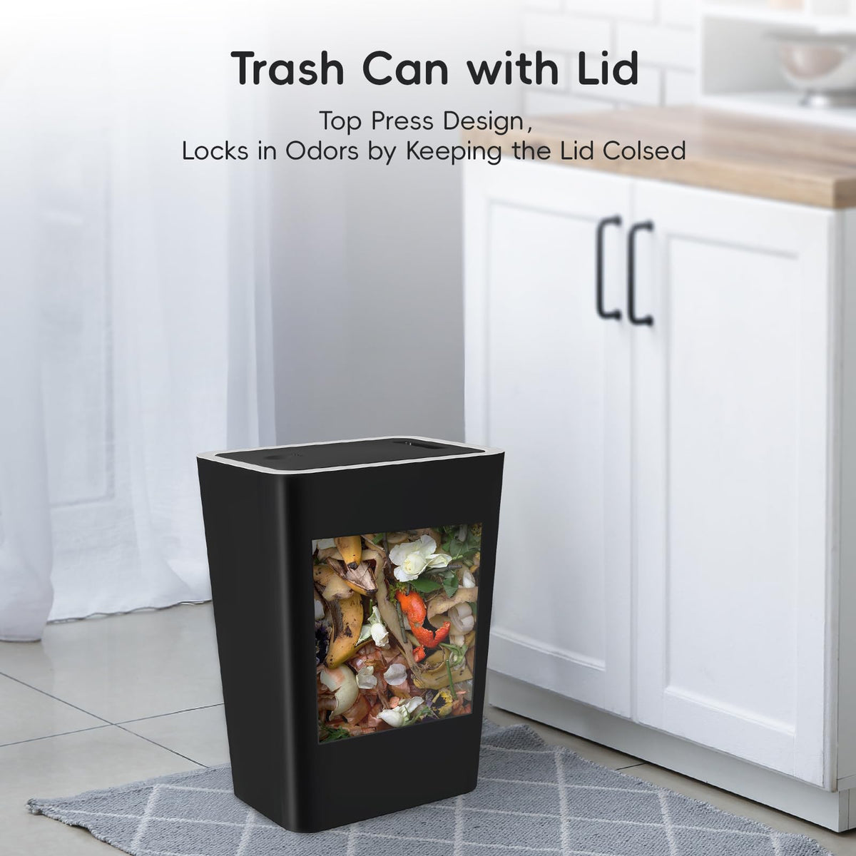 4 Gallon Trash Can 3 Packs (3 Count)