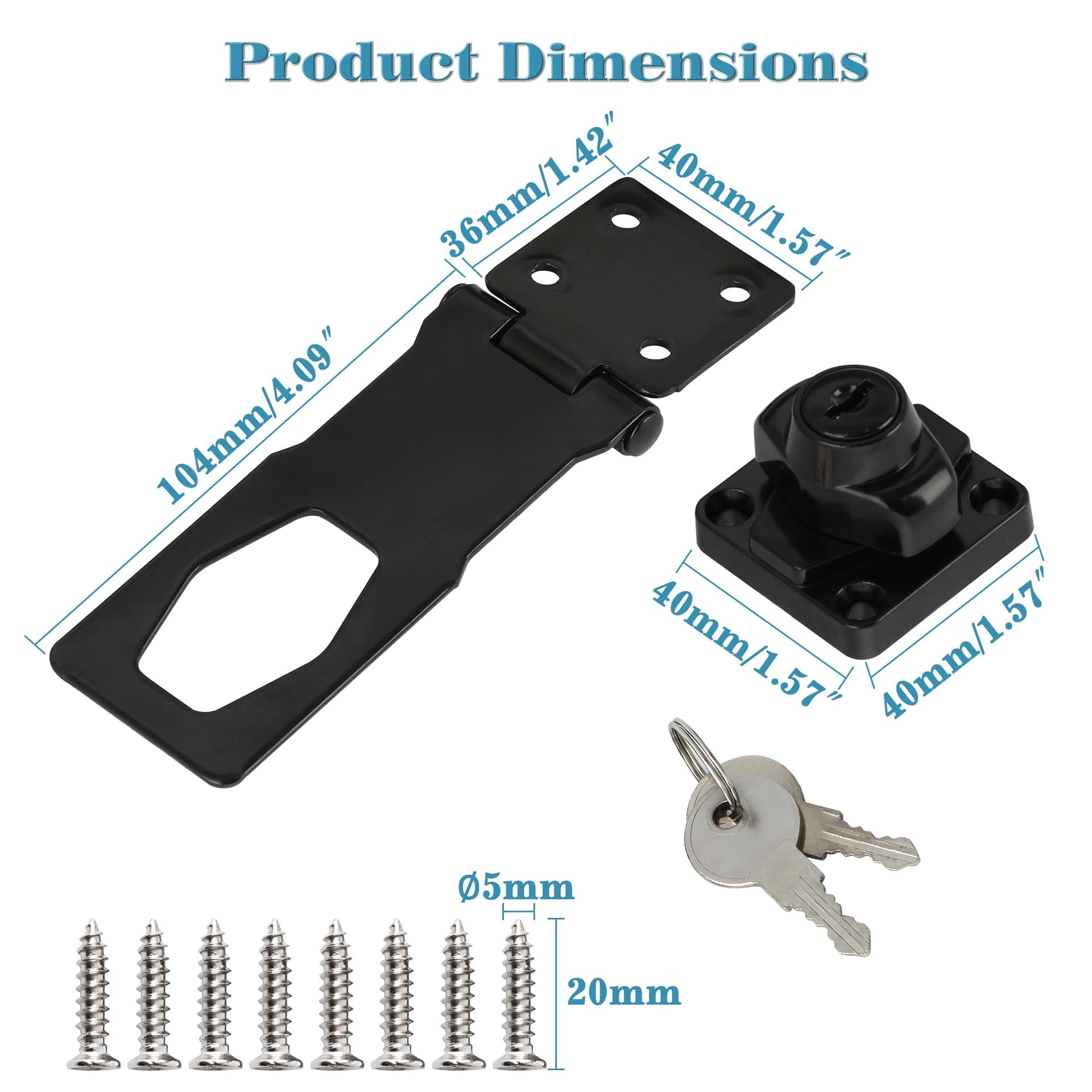 Keyed Hasp Lock