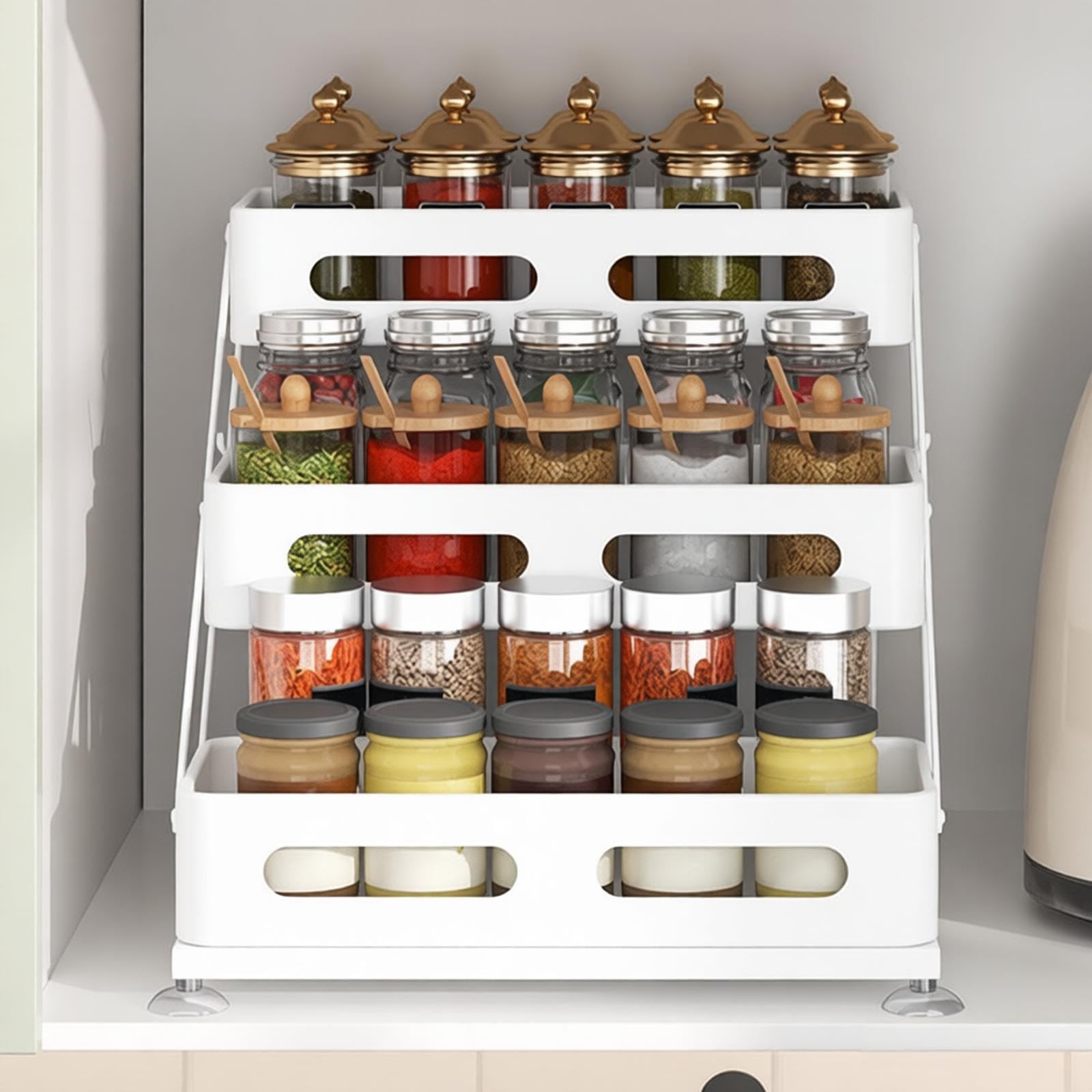 3 Tier Foldable Spice Rack
