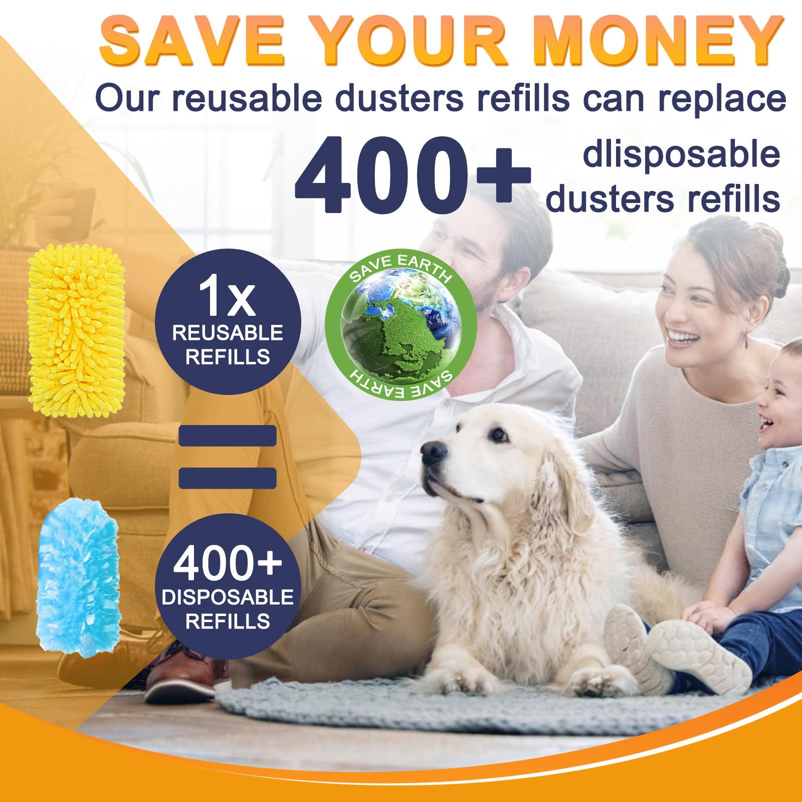 Reusable Duster Refill for Swiffer (9 Count)