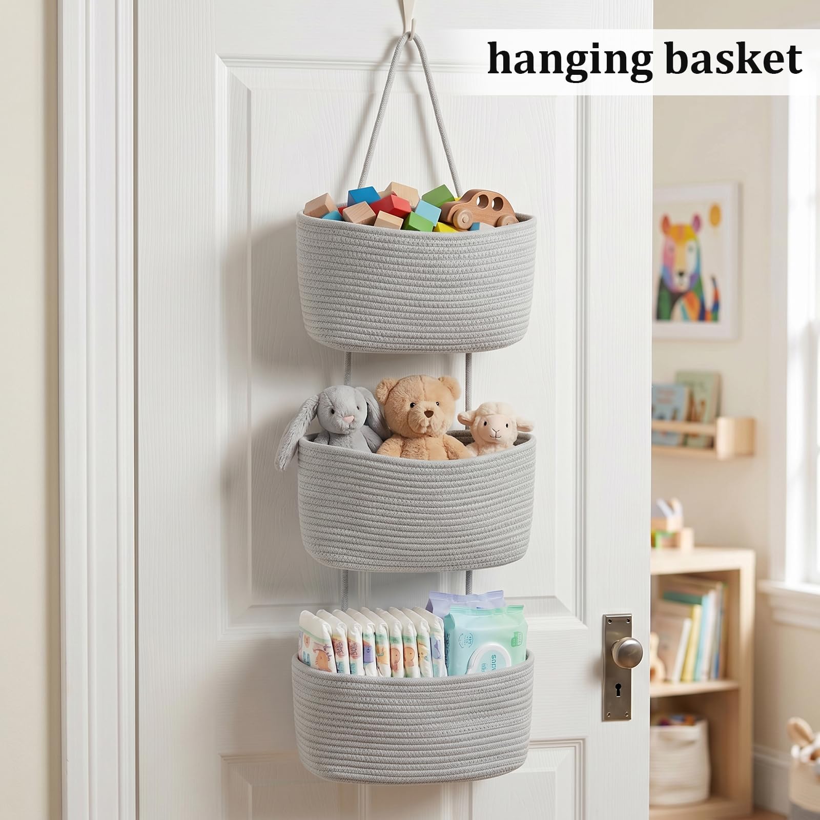 Over the Door Hanging Basket (3 Count)