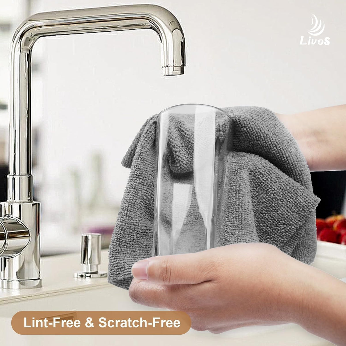 Microfiber Cleaning Cloth Roll (80 Count)