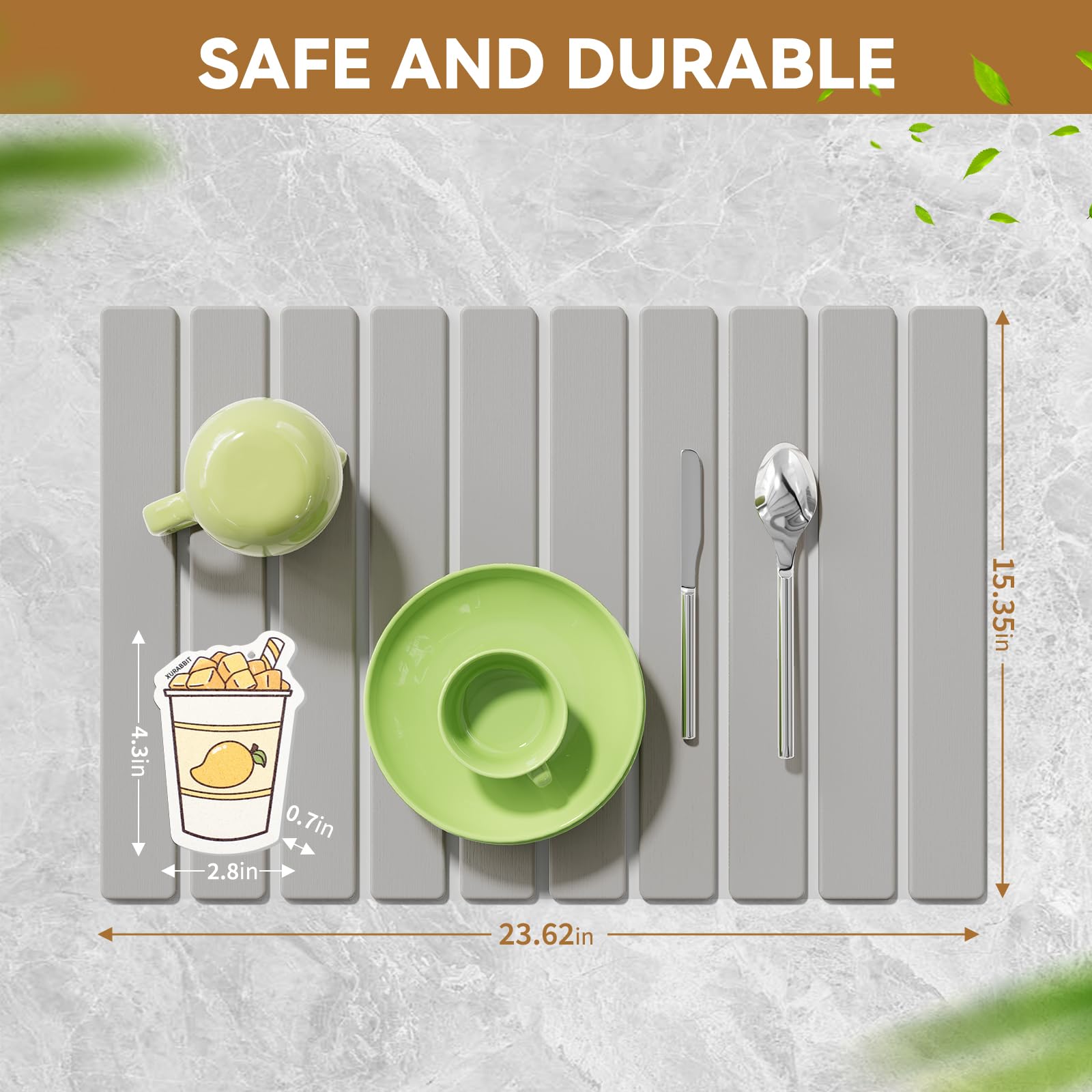 Foldable Stone Dish Drying Mat